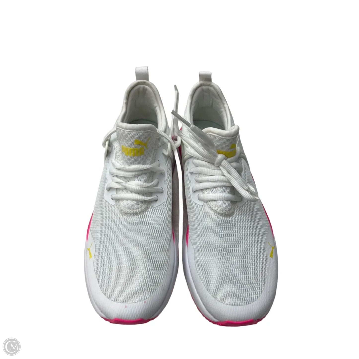 Shoes Athletic By Puma In Pink & White, Size: 7