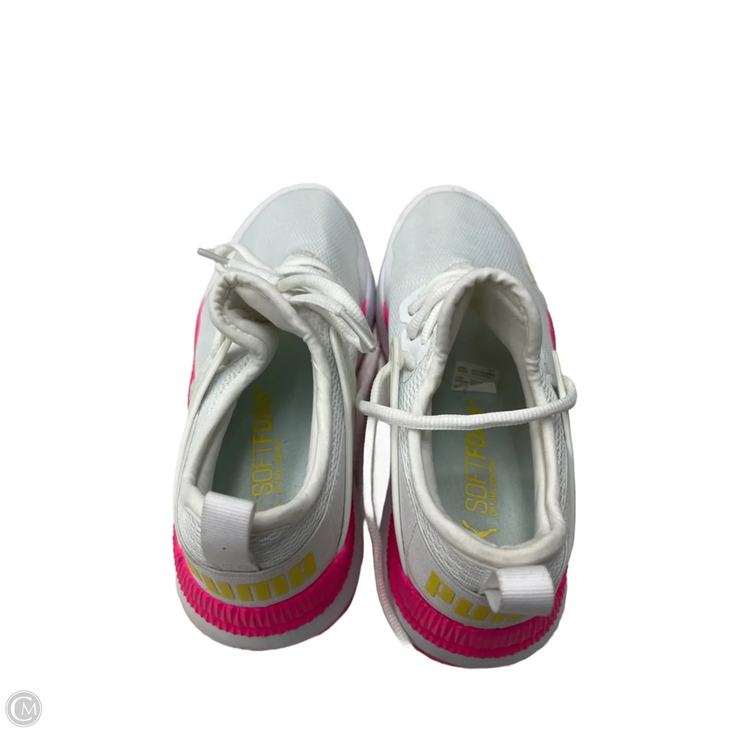Shoes Athletic By Puma In Pink & White, Size: 7