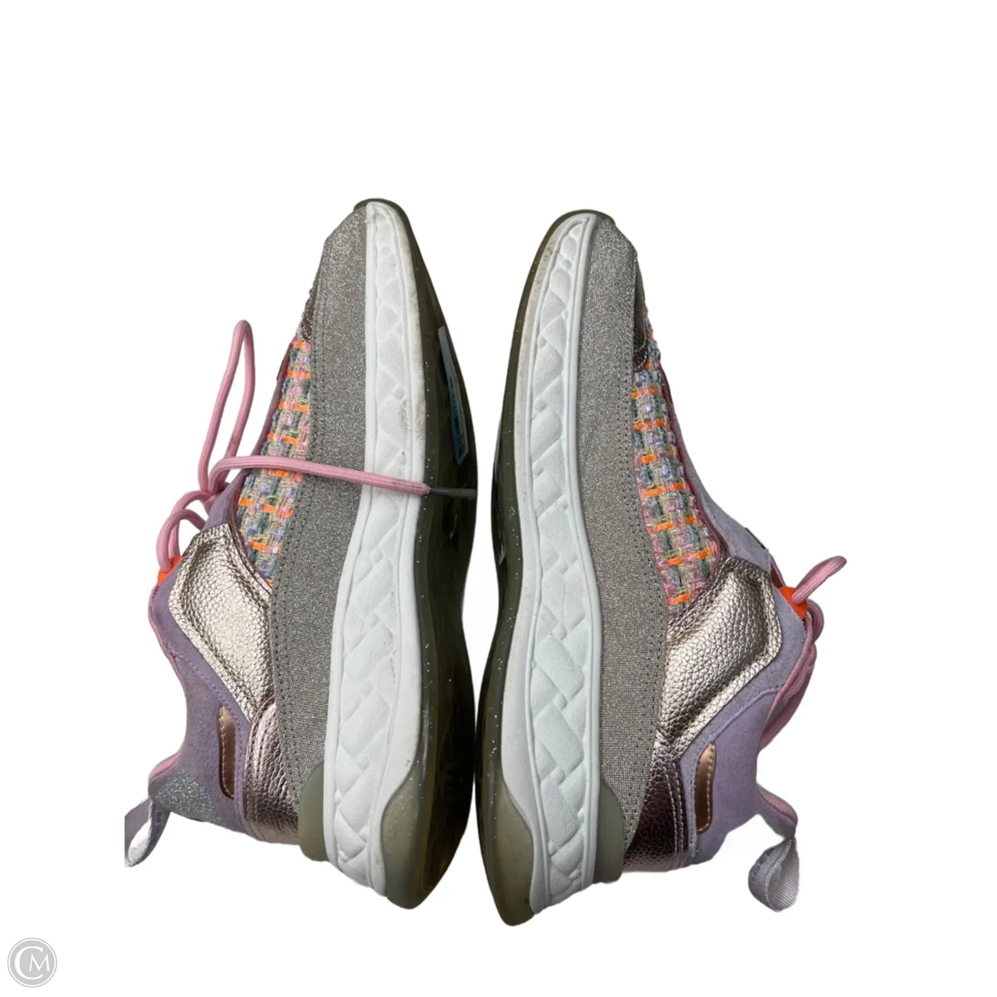 Shoes Athletic By Kurt Geiger London In Gold & Pink, Size: 9.5