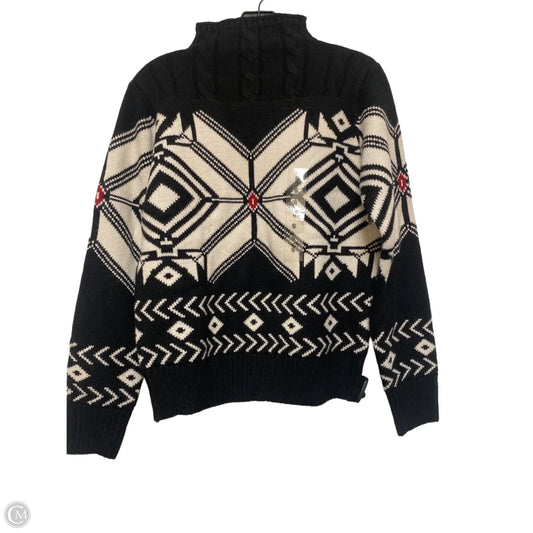 Sweater By Weatherproof In Black & White, Size: S
