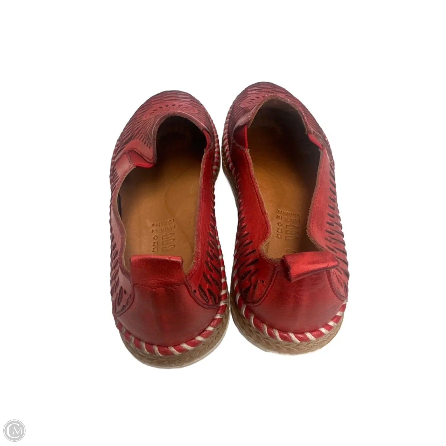 Shoes Flats By Spring Step In Red, Size: 6.5