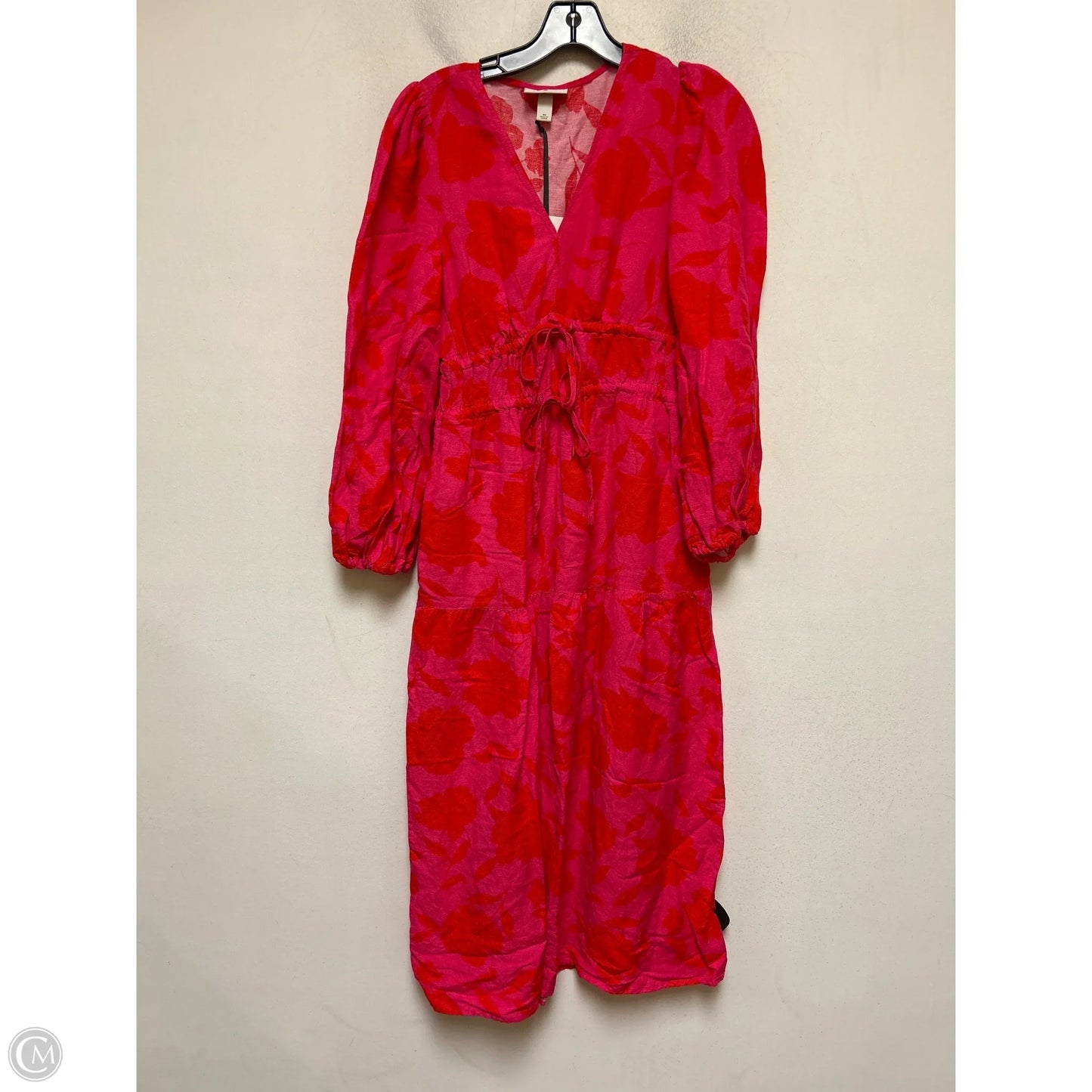 Dress Casual Midi By Target-designer In Pink & Red, Size: Xs