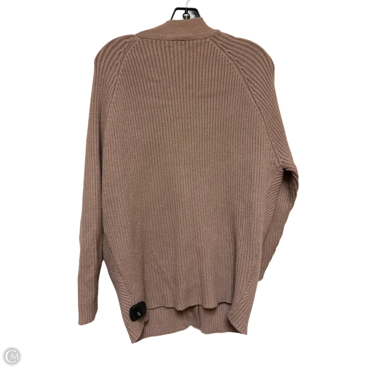 Cardigan By Clothes Mentor In Taupe, Size: Mp