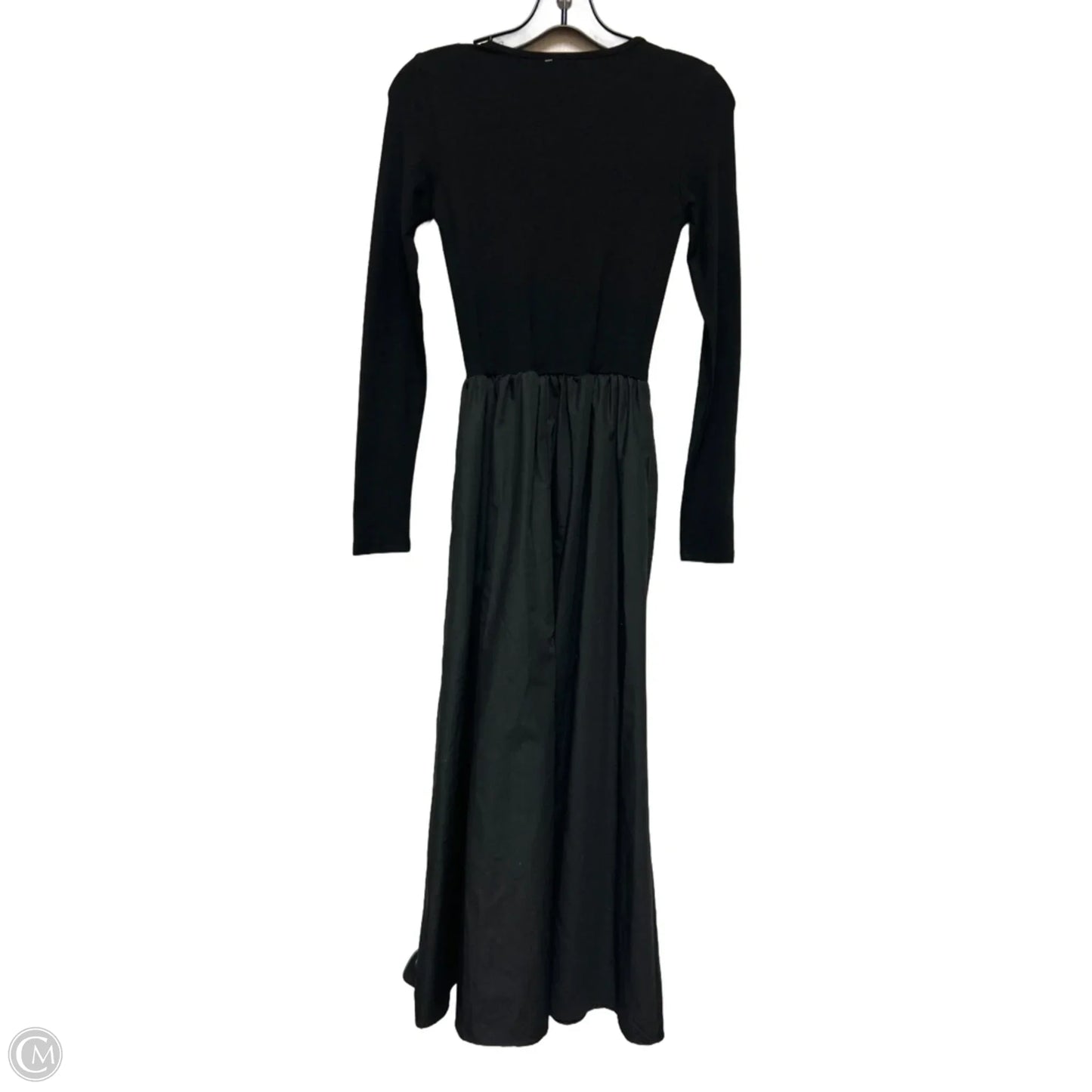 Dress Casual Midi By Zara In Black, Size: Xs