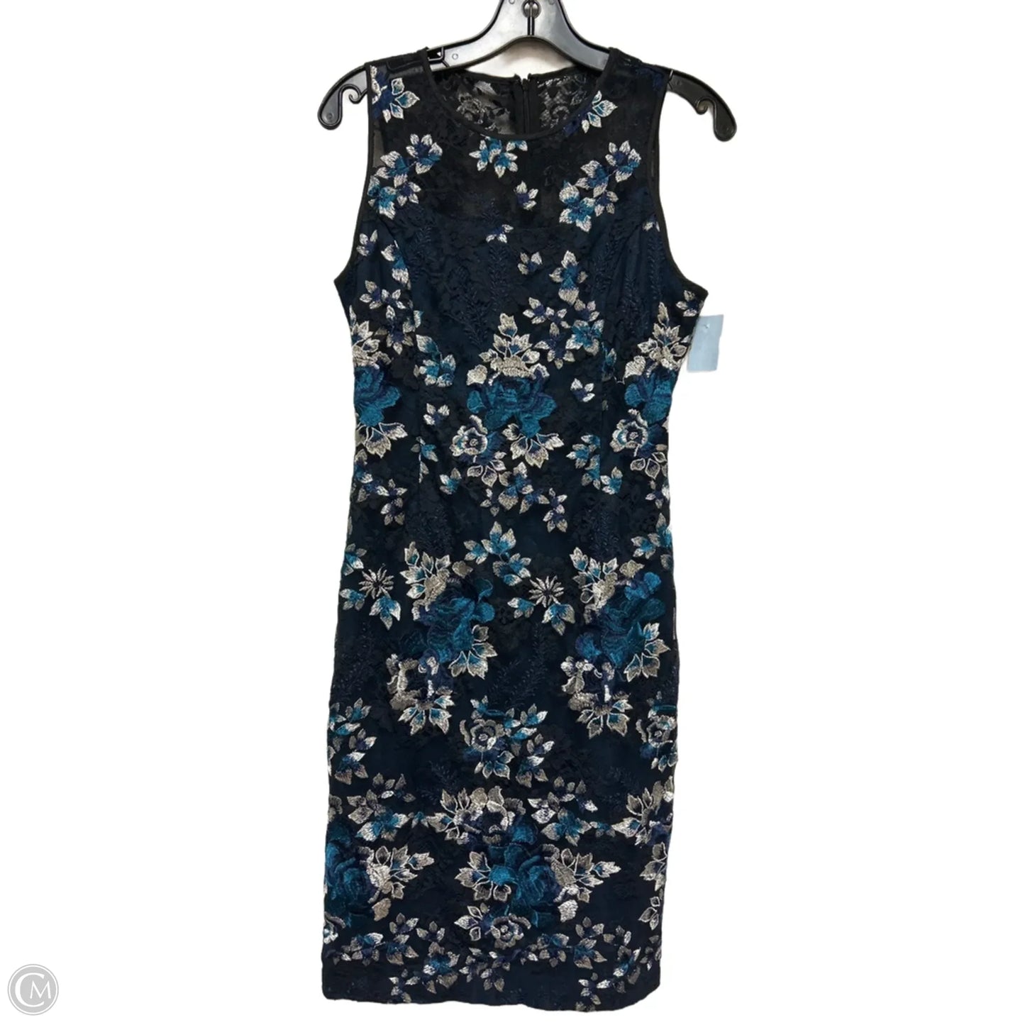 Dress Party Short By White House Black Market In Black & Blue, Size: Xs