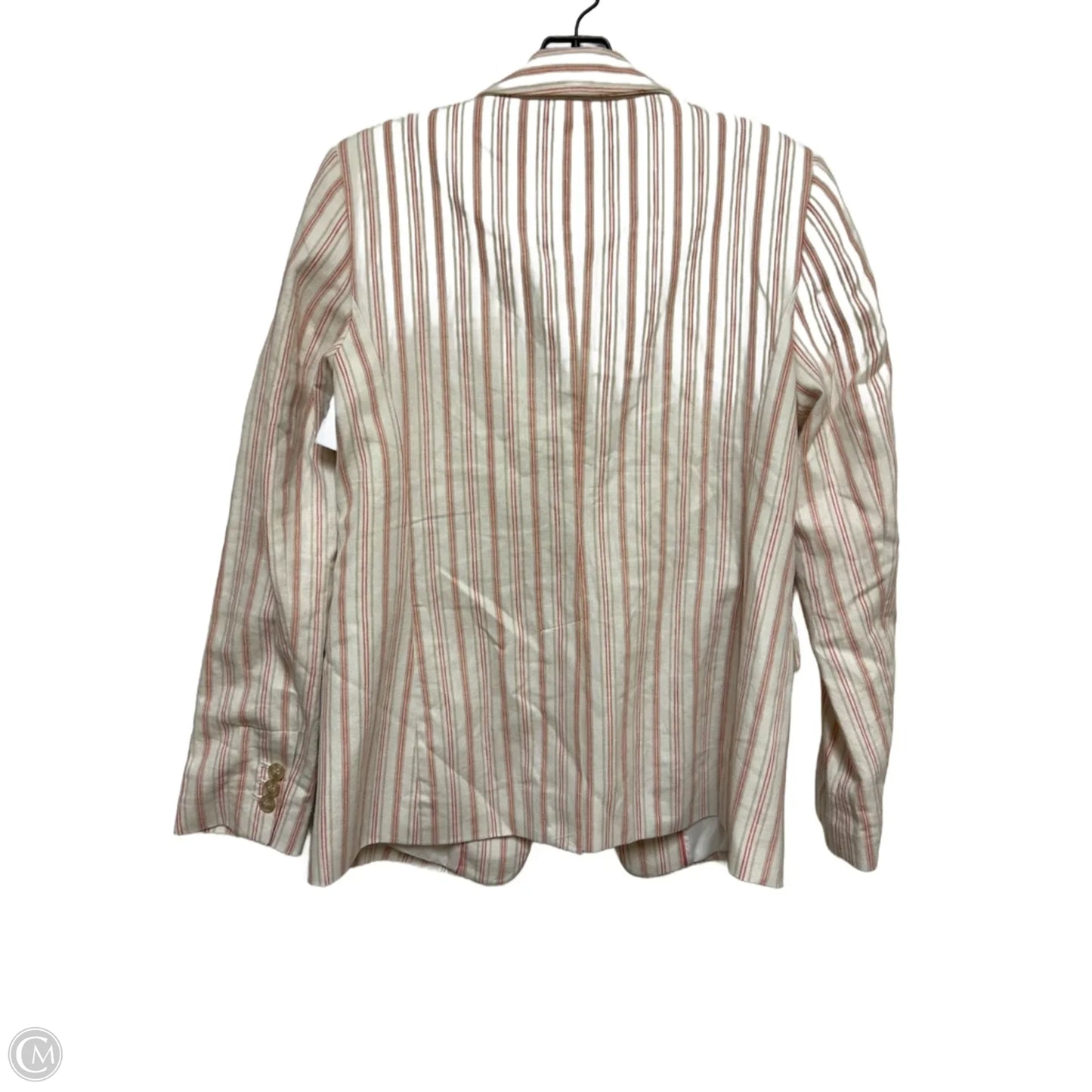 Blazer By Loft In Striped Pattern, Size: S