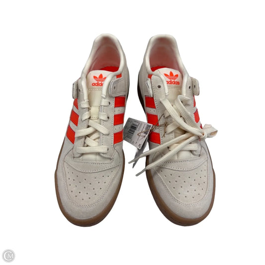 Shoes Sneakers By Adidas In Orange & Tan, Size: 9