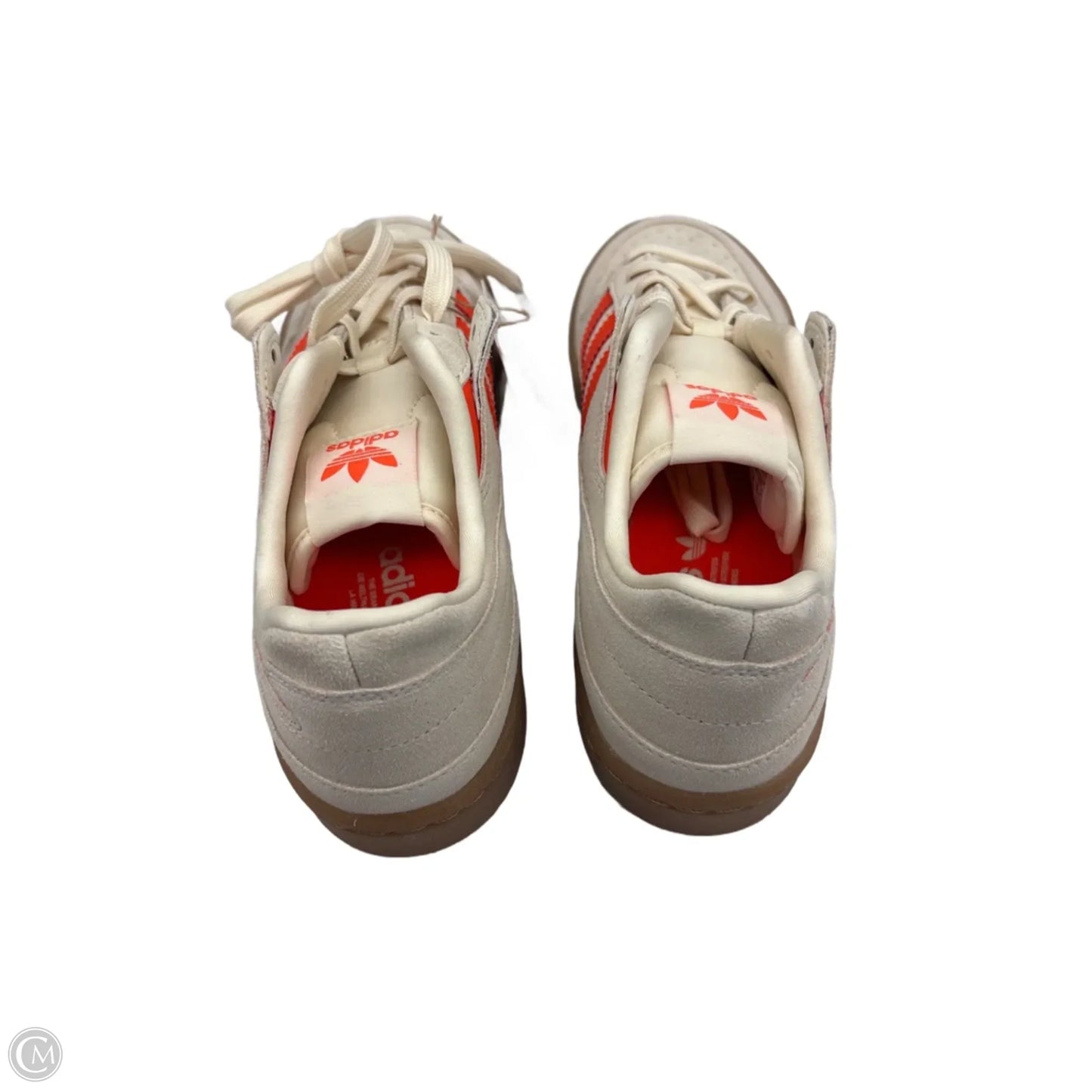 Shoes Sneakers By Adidas In Orange & Tan, Size: 9