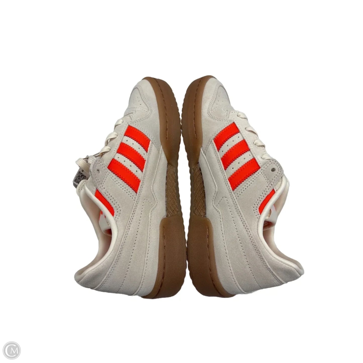 Shoes Sneakers By Adidas In Orange & Tan, Size: 9