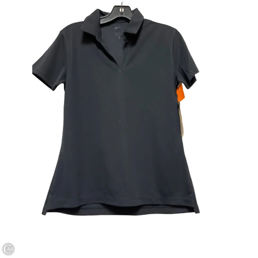 Athletic Top Short Sleeve By Nike Apparel In Black, Size: S