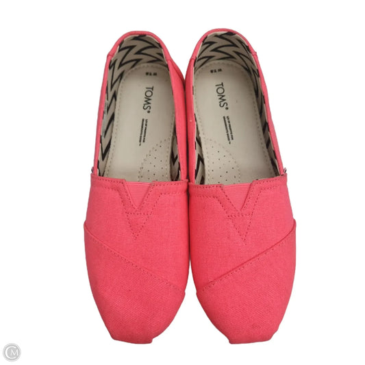 Shoes Flats By Toms In Pink, Size: 7.5
