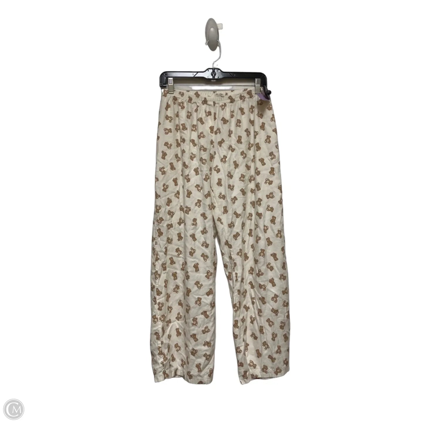 Pajama Pants By John Galt In Brown & Cream, Size: S