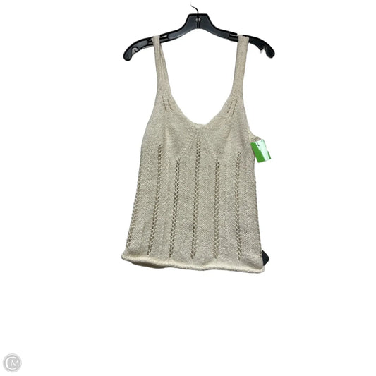 Tank Top By Abercrombie And Fitch In Cream, Size: S
