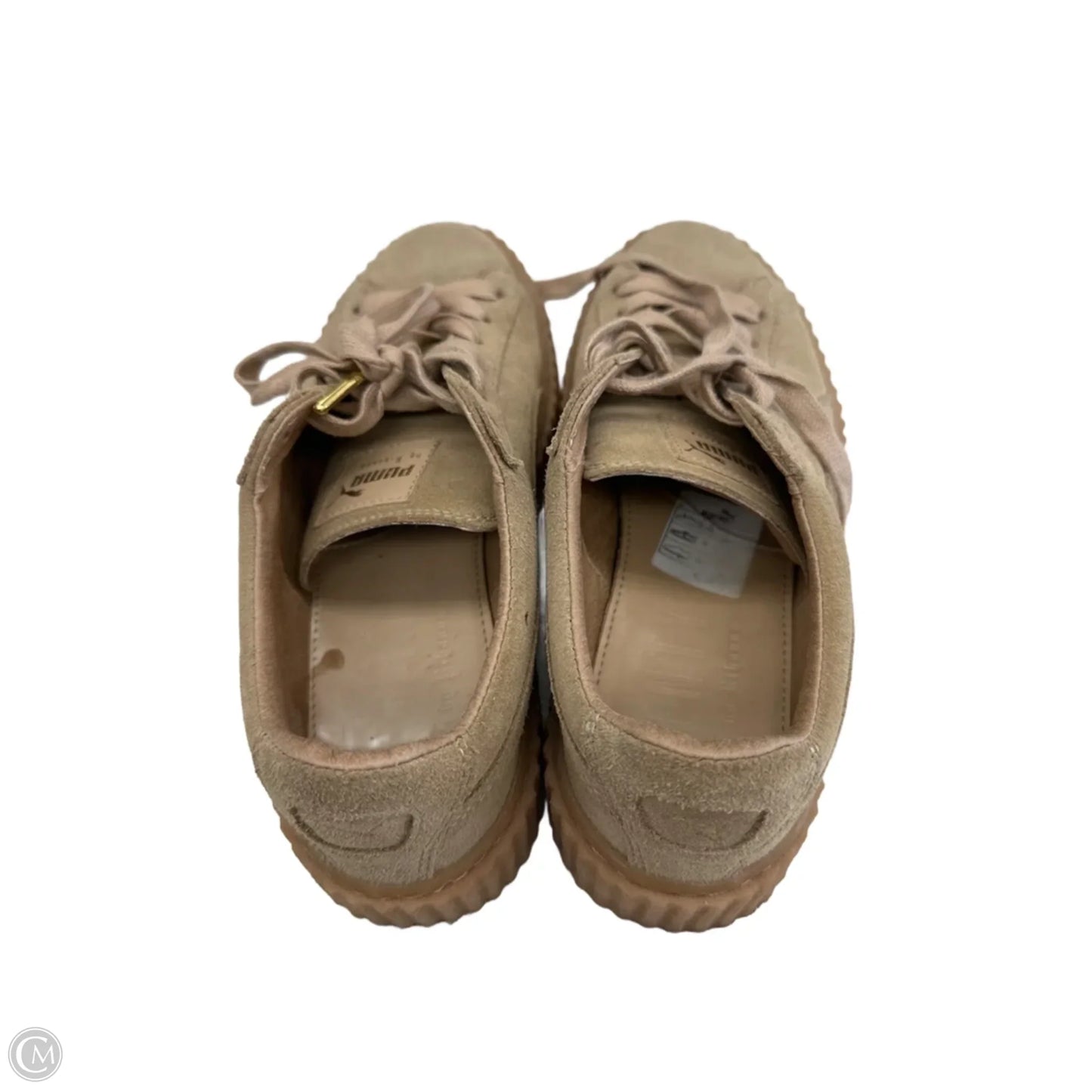 Shoes Sneakers By Puma In Tan, Size: 8