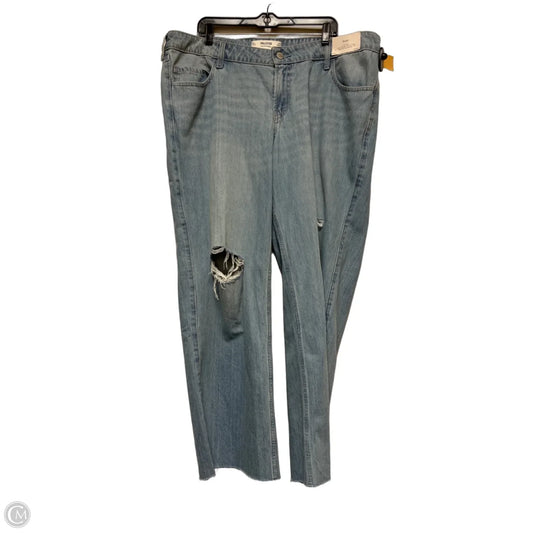 Jeans Wide Leg By Hollister In Blue Denim, Size: 18
