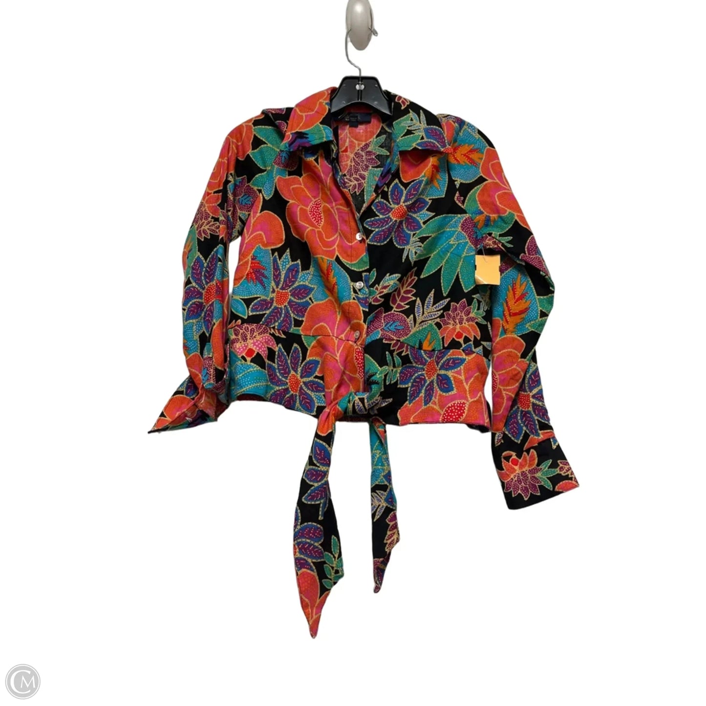 Top Long Sleeve By Rachel Zoe In Floral Print, Size: S