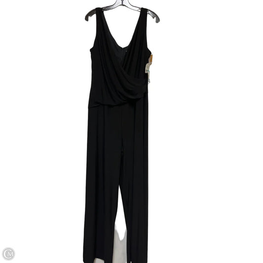 Jumpsuit By Anne Klein In Black, Size: Xl