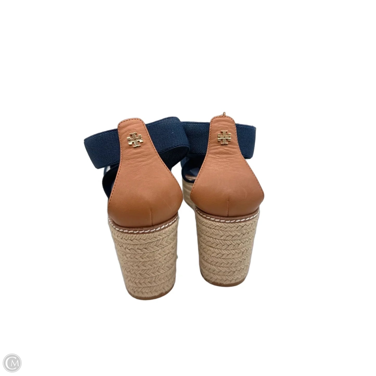 Sandals Designer By Tory Burch In Navy, Size: 10.5