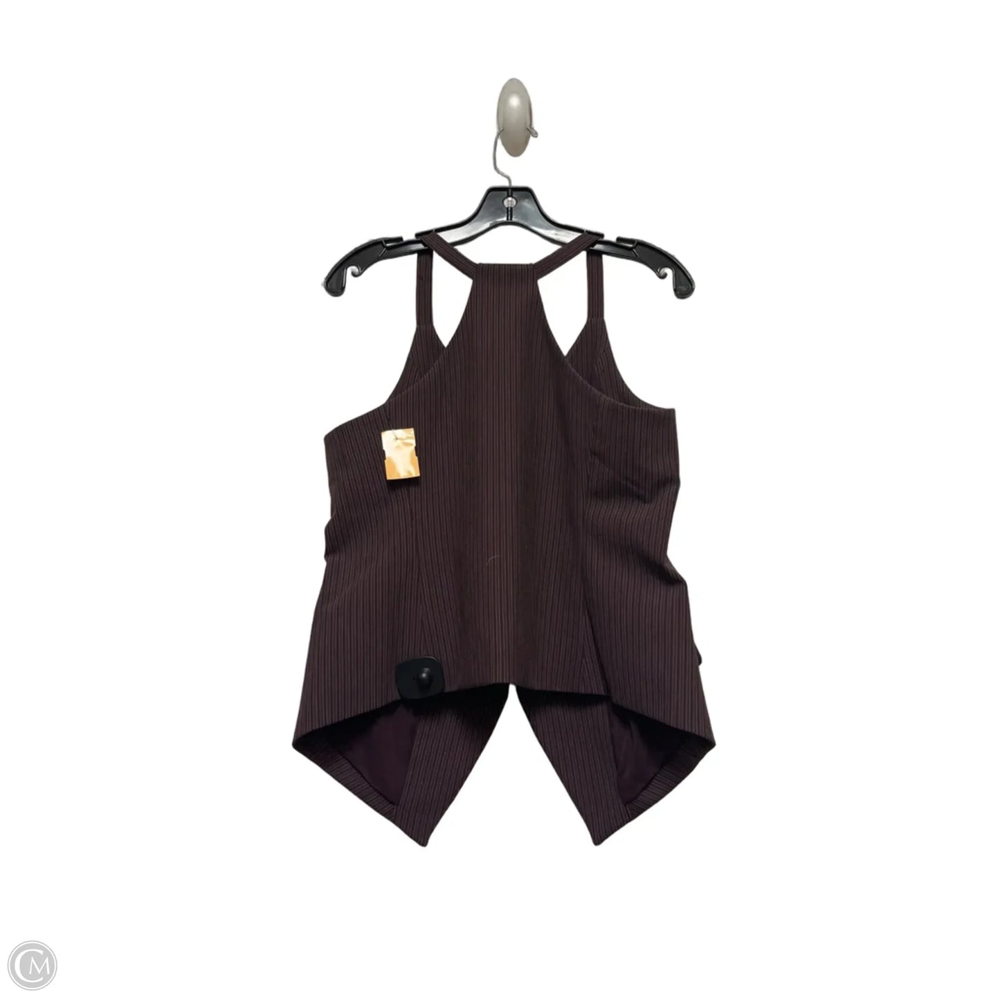 Top Sleeveless By Express In Striped Pattern, Size: M