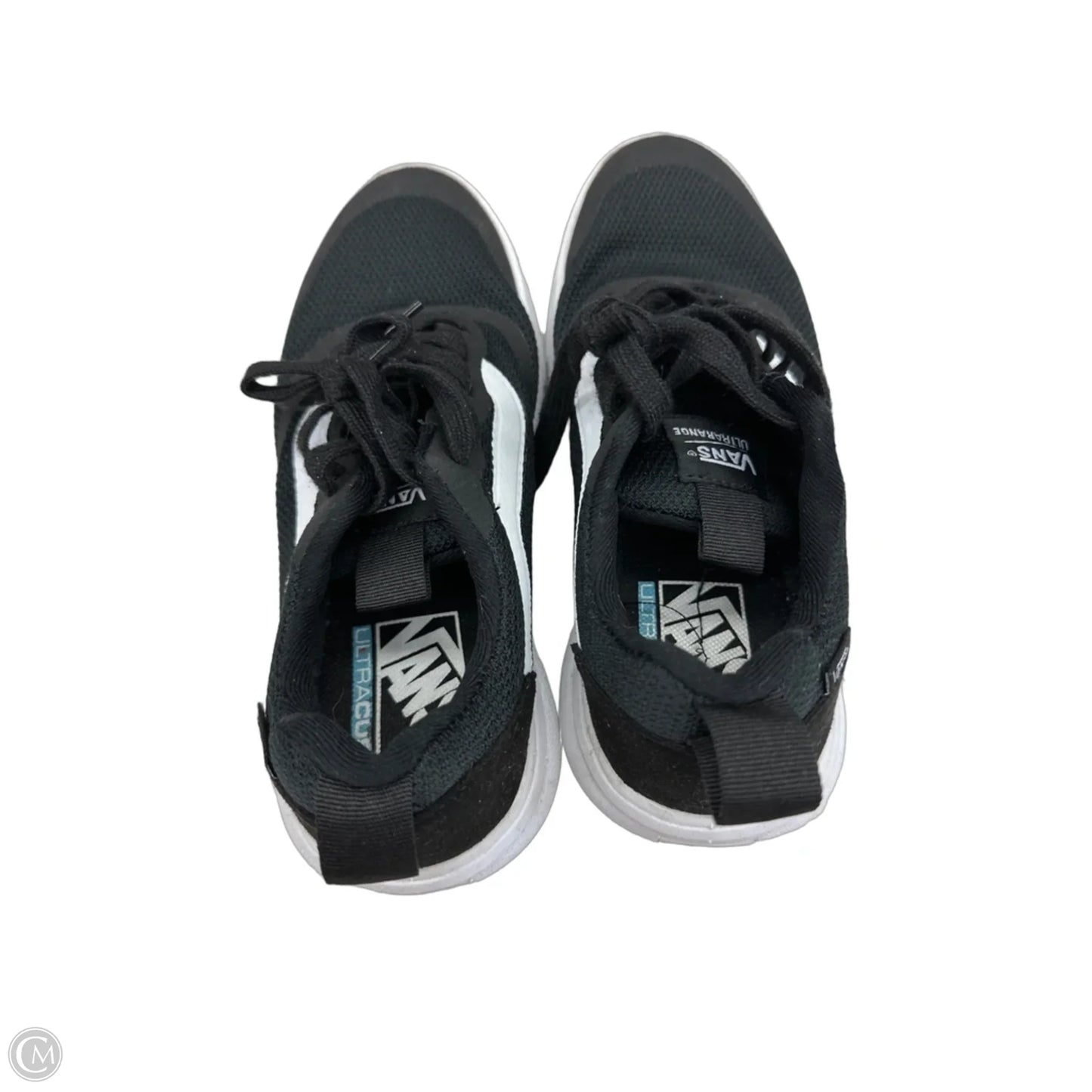 Shoes Sneakers By Vans In Black & White, Size: 7