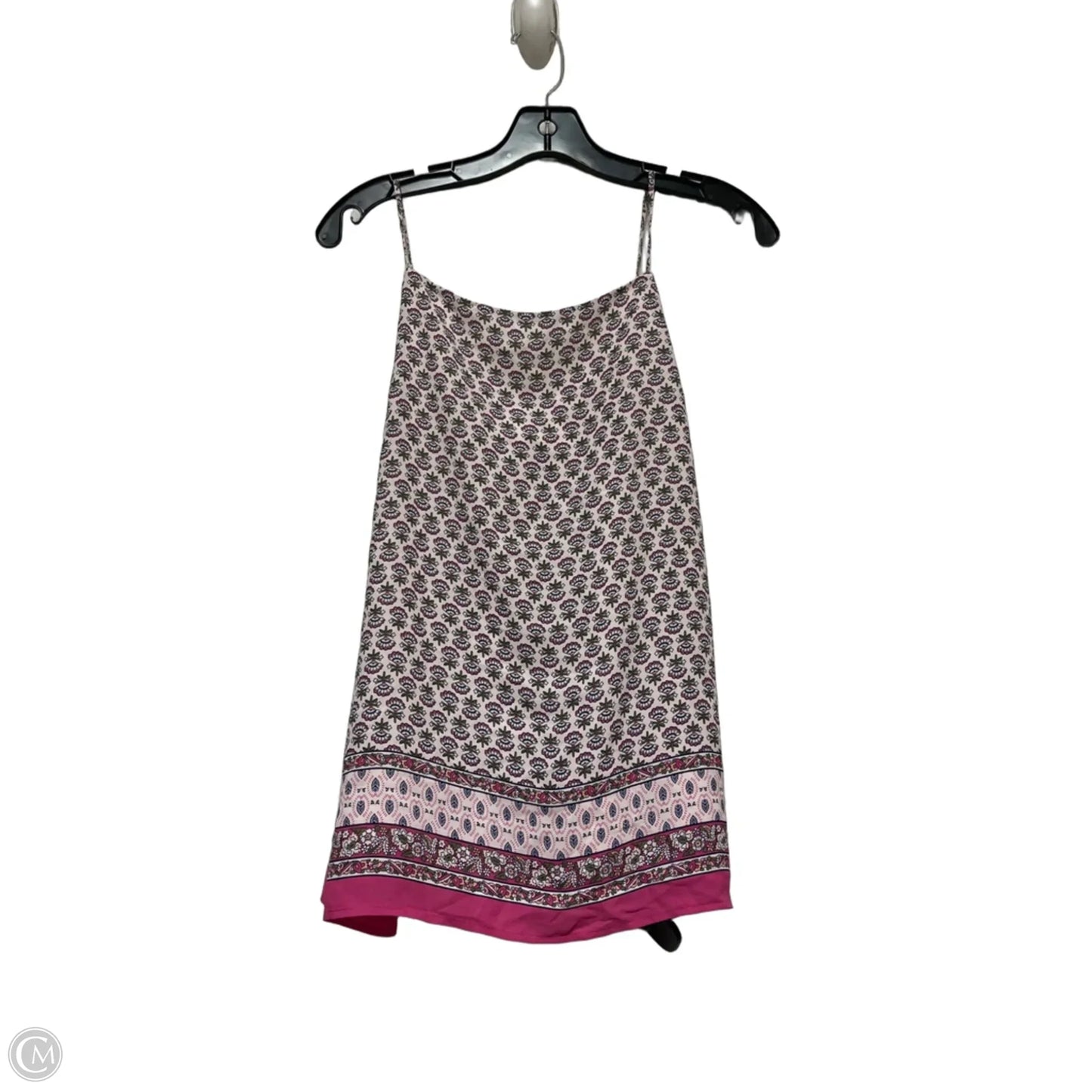 Top Sleeveless By Loft In Floral Print, Size: Mp