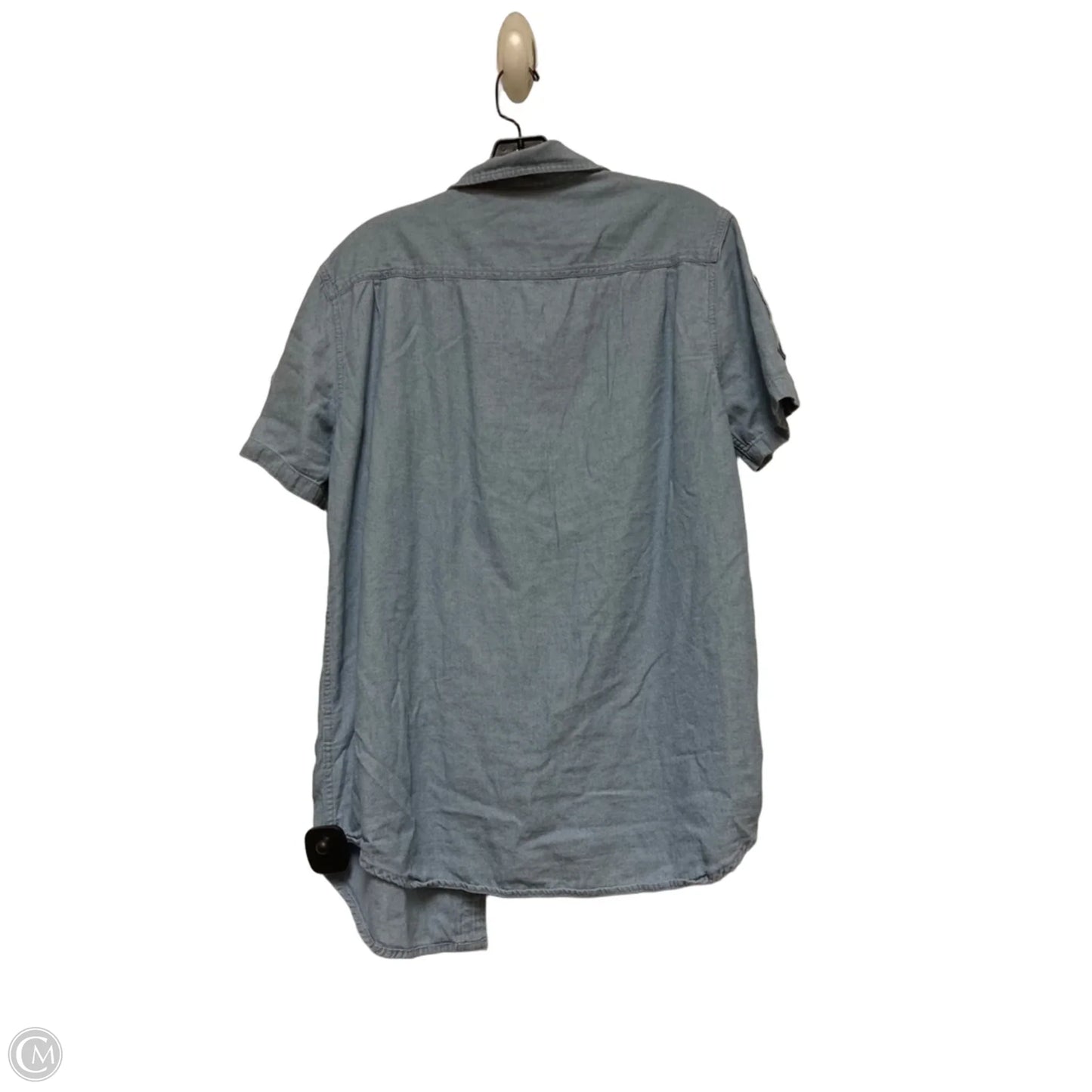 Top Short Sleeve By Disney Store In Blue Denim, Size: M