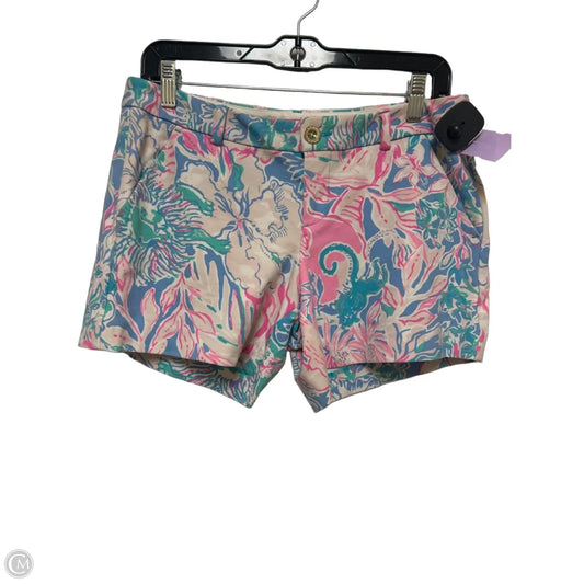 Shorts Designer By Lilly Pulitzer In Blue & Pink, Size: 6