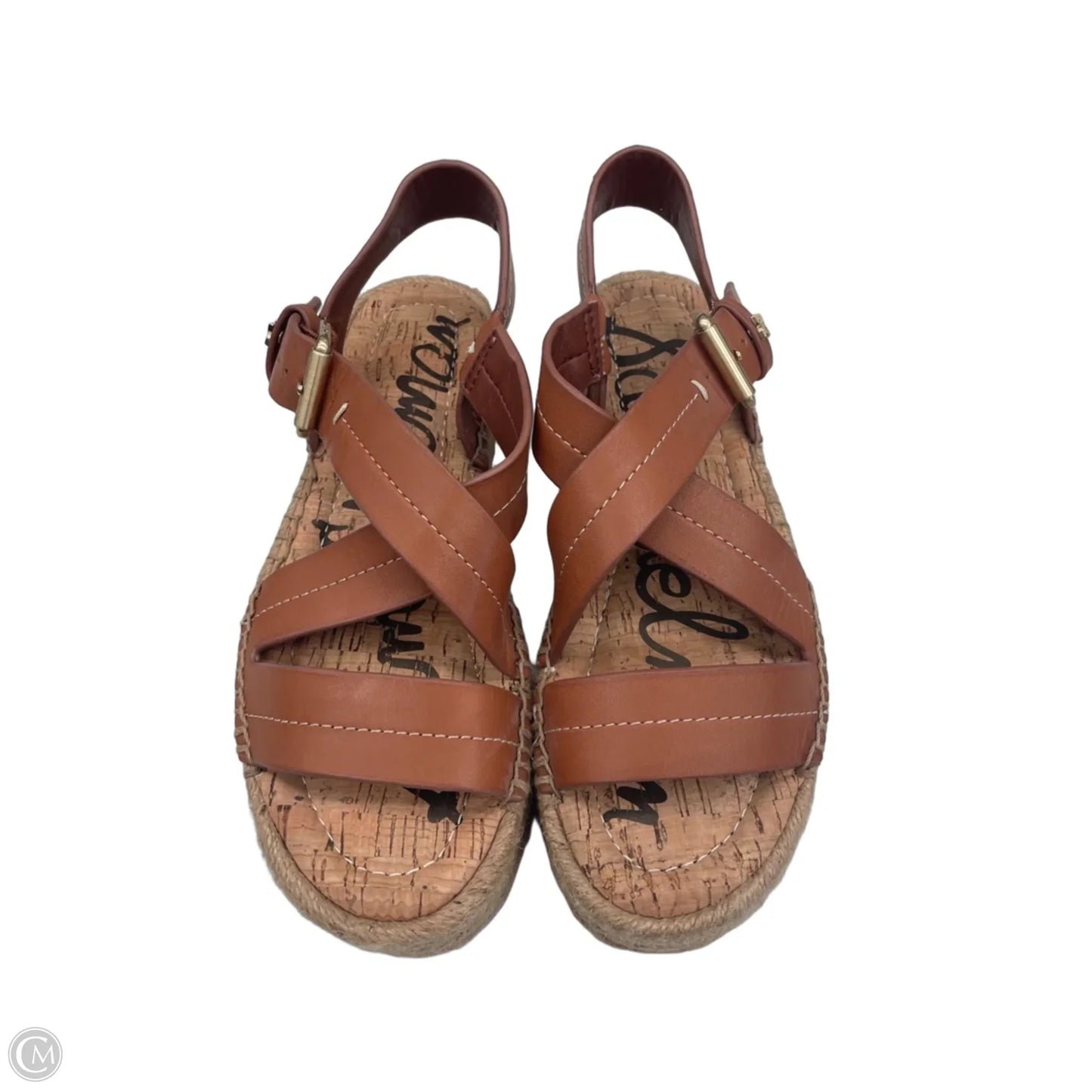 Sandals Heels Platform By Sam Edelman In Brown, Size: 7