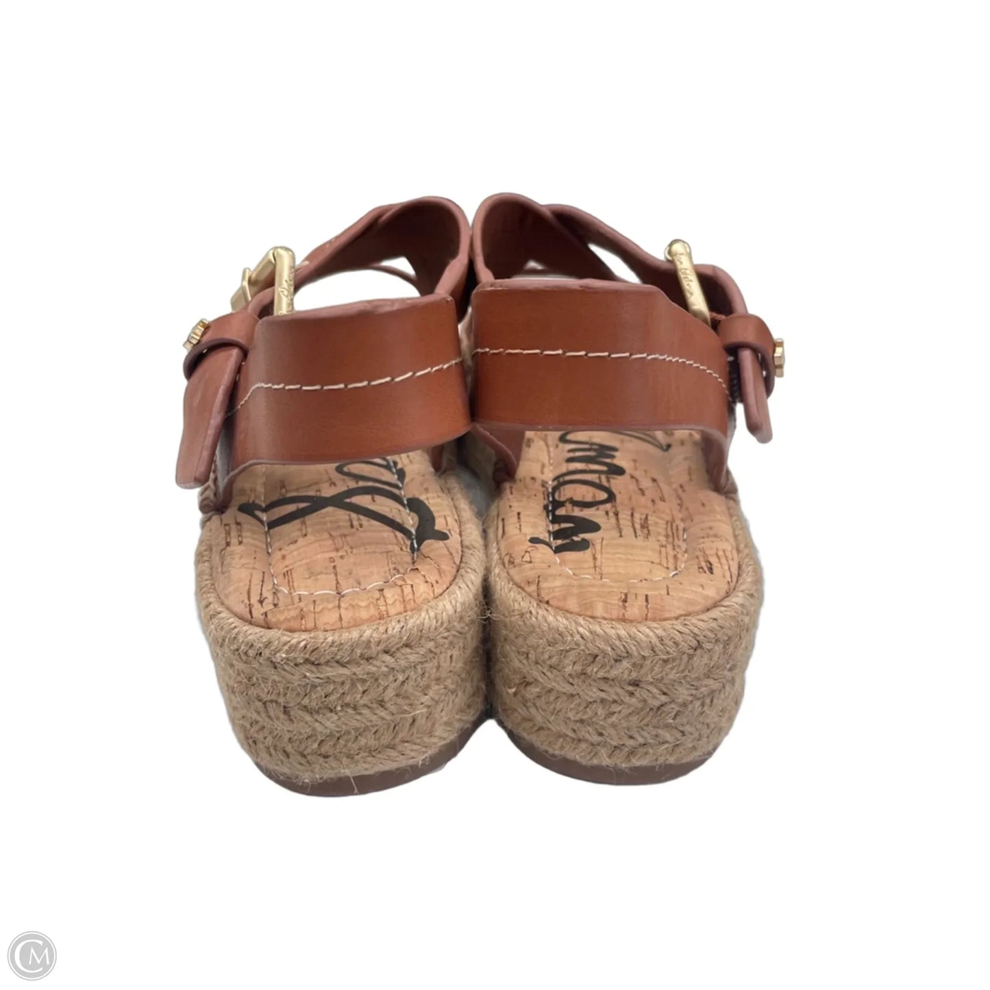 Sandals Heels Platform By Sam Edelman In Brown, Size: 7