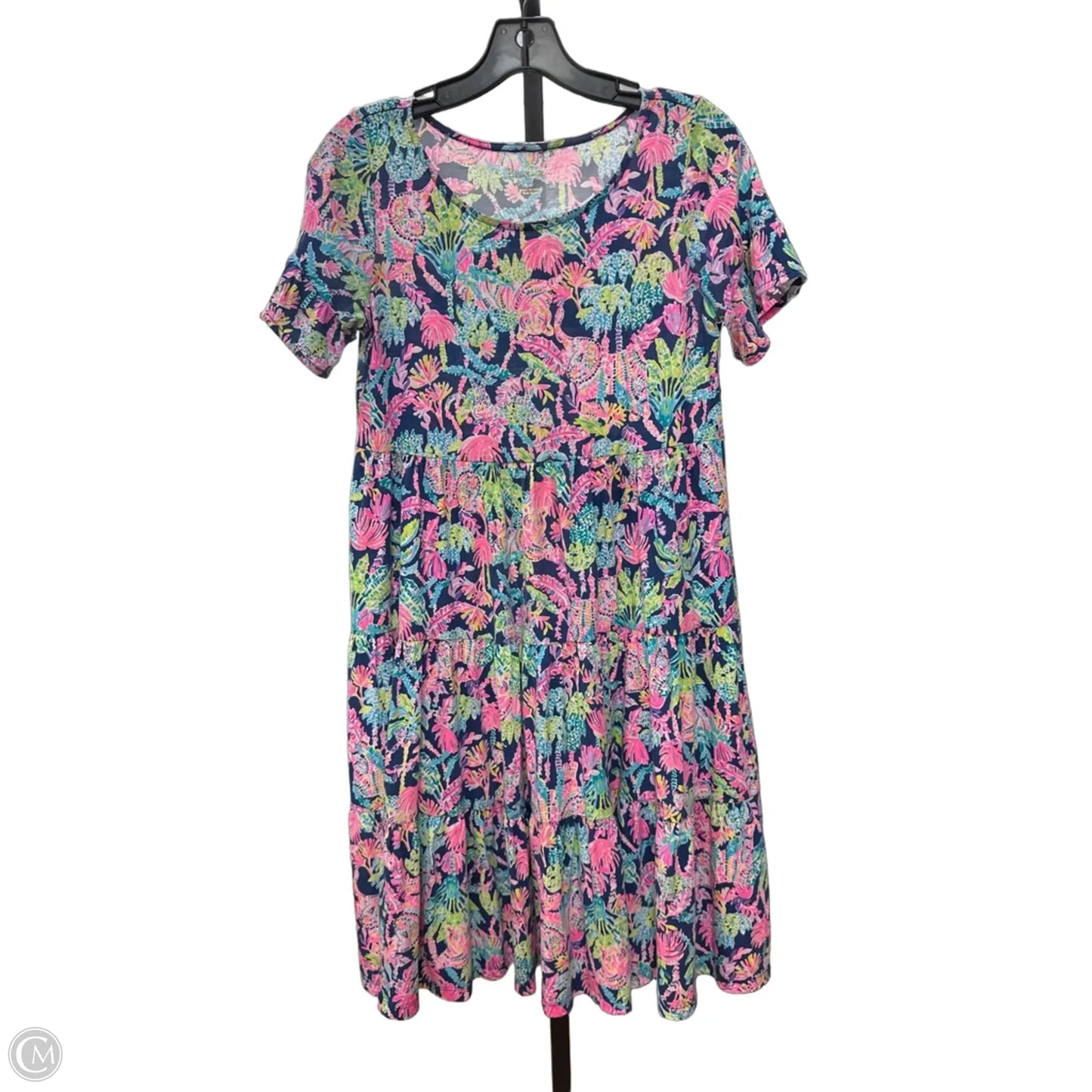 Dress Designer By Lilly Pulitzer In Tropical Print, Size: Xs