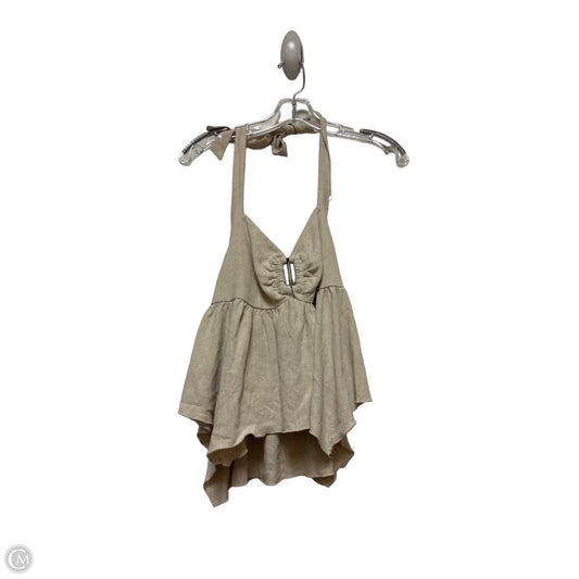 Top Sleeveless By Altard State In Tan, Size: M
