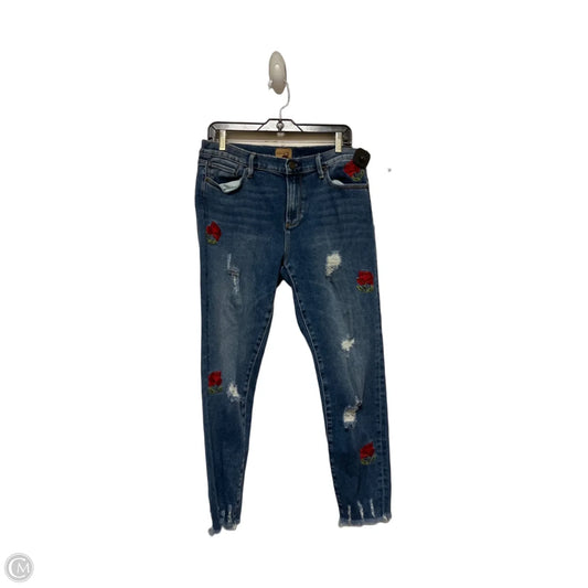 Jeans Skinny By Driftwood In Floral Print, Size: 6