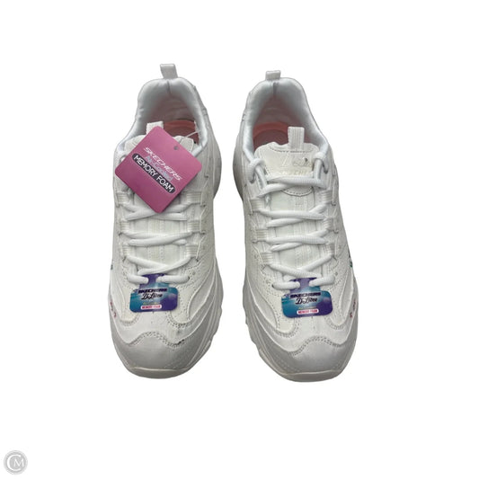 Shoes Athletic By Skechers In Floral Print, Size: 8.5