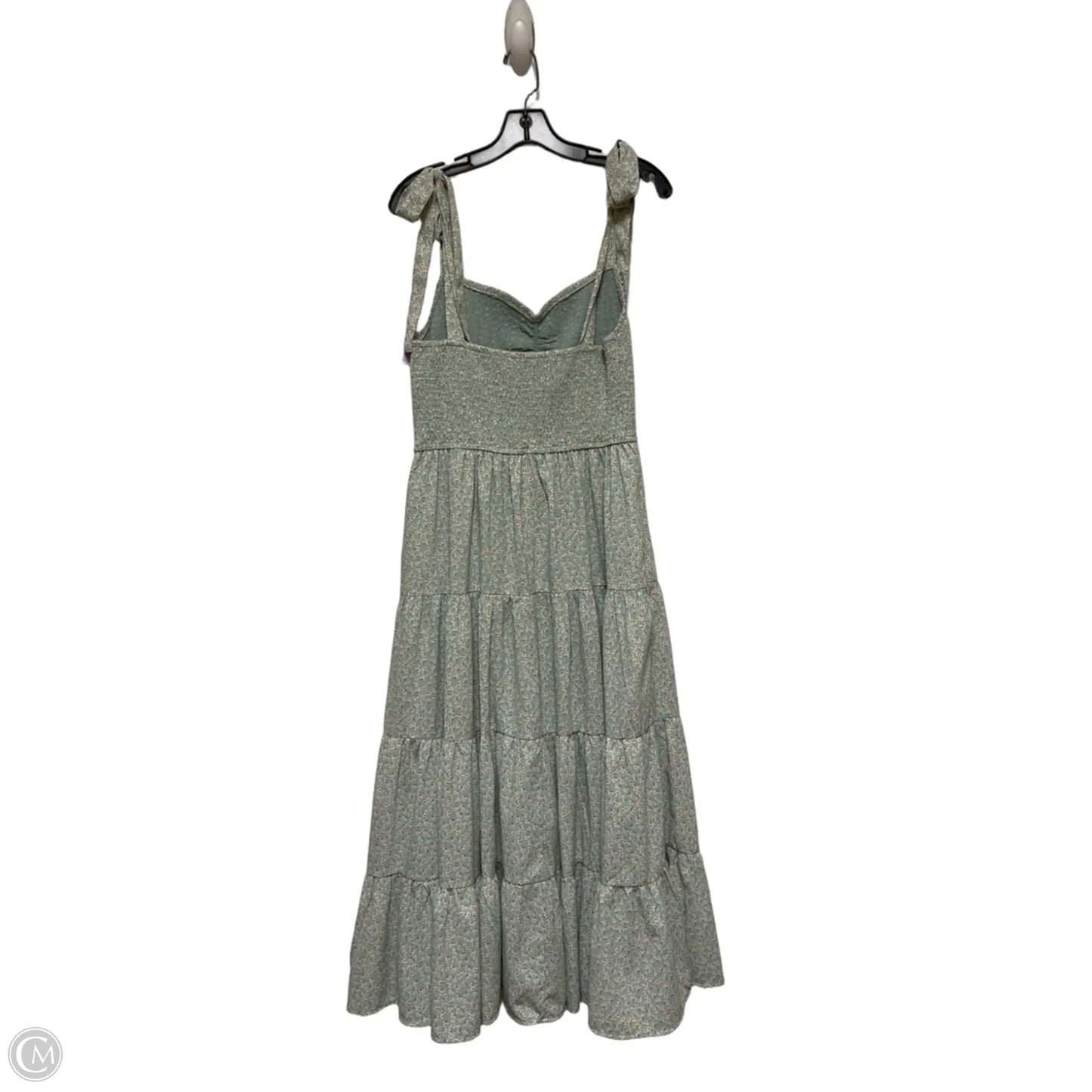 Dress Casual Midi By Clothes Mentor In Floral Print, Size: L