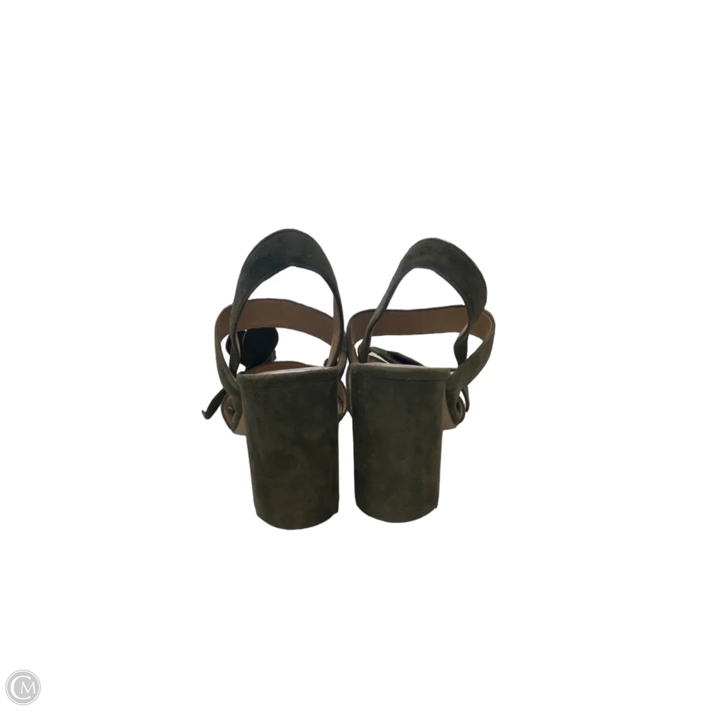Shoes Heels Block By Ann Taylor In Green, Size: 8