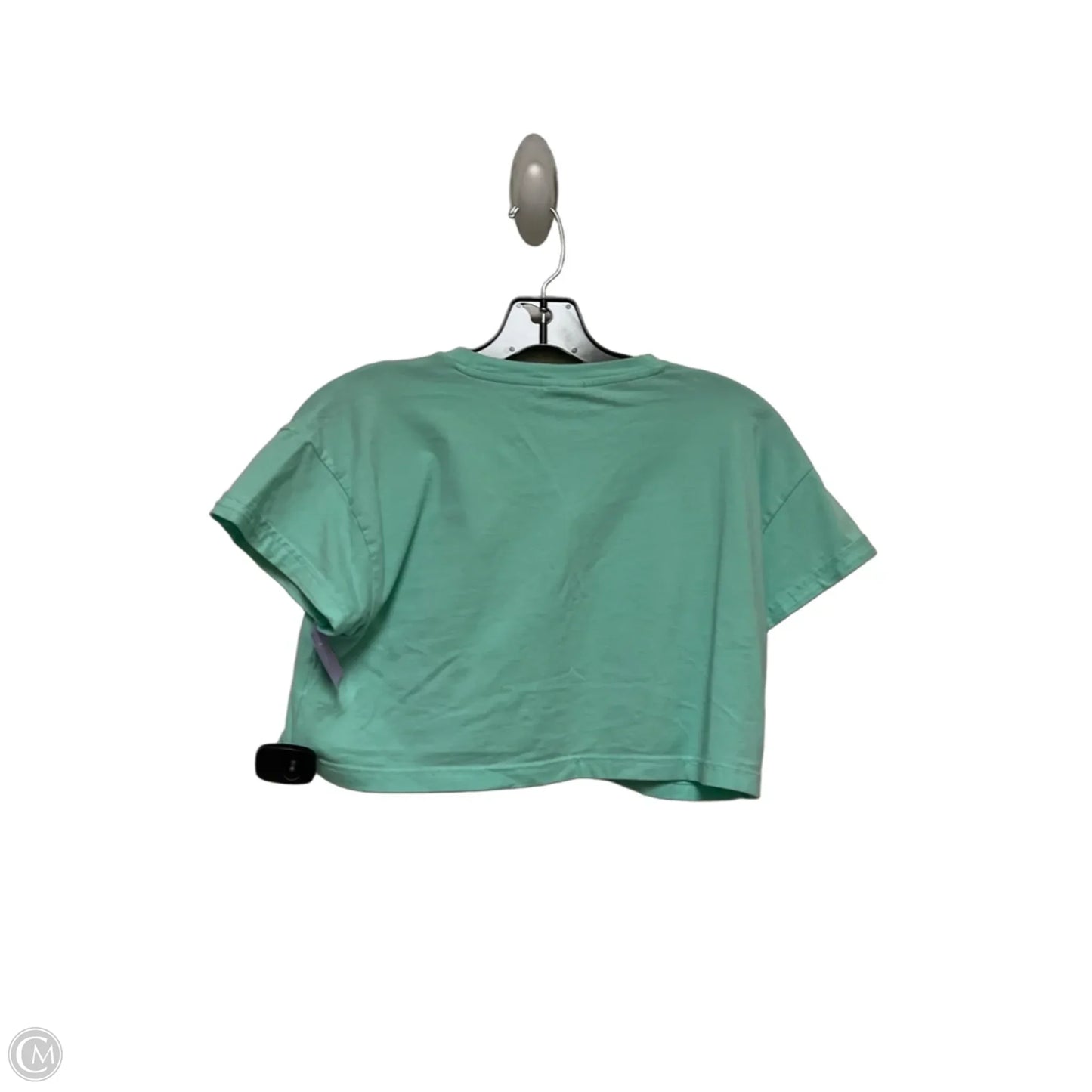 Athletic Top Short Sleeve By Gym Shark In Green, Size: S