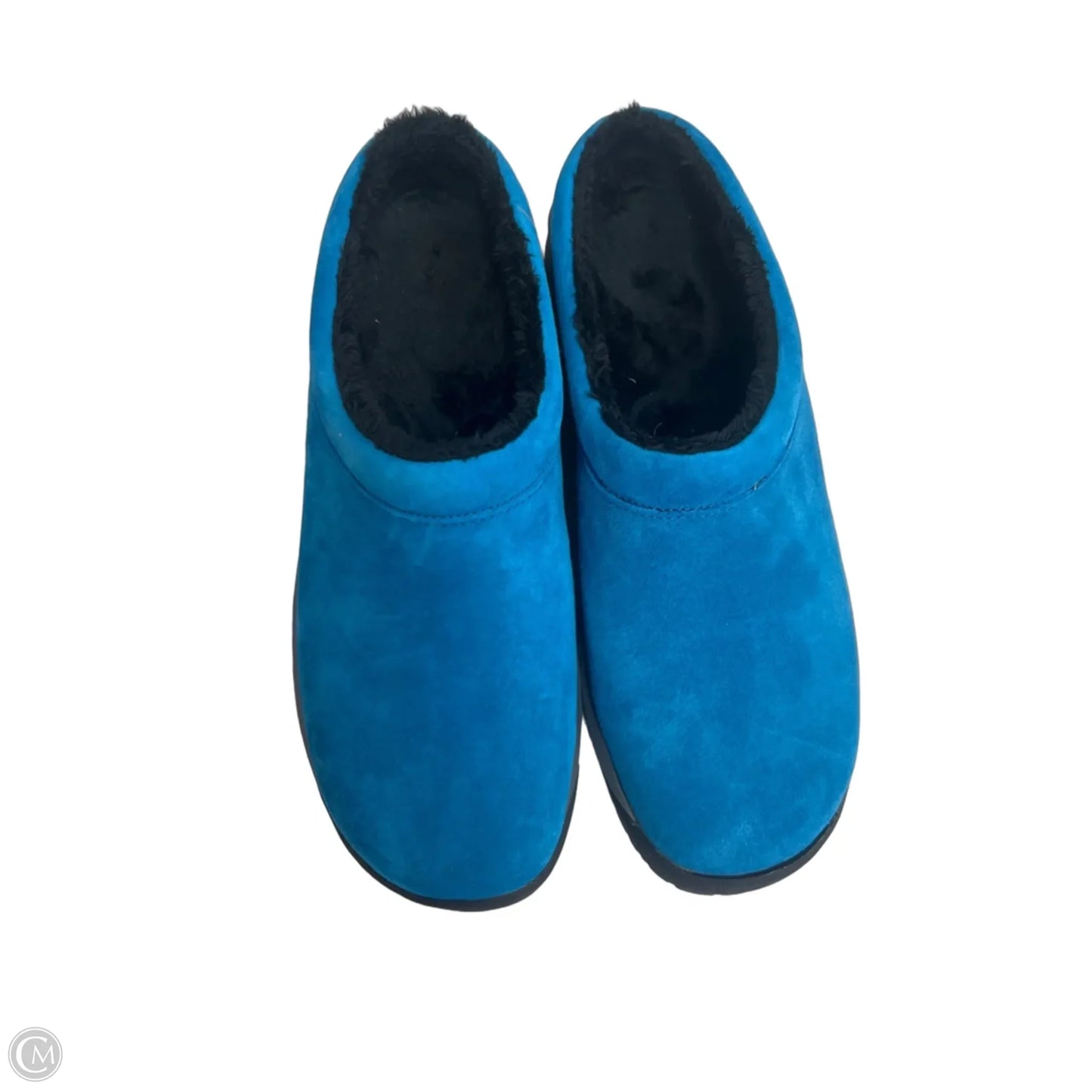 Shoes Flats By Merrell In Black & Blue, Size: 8