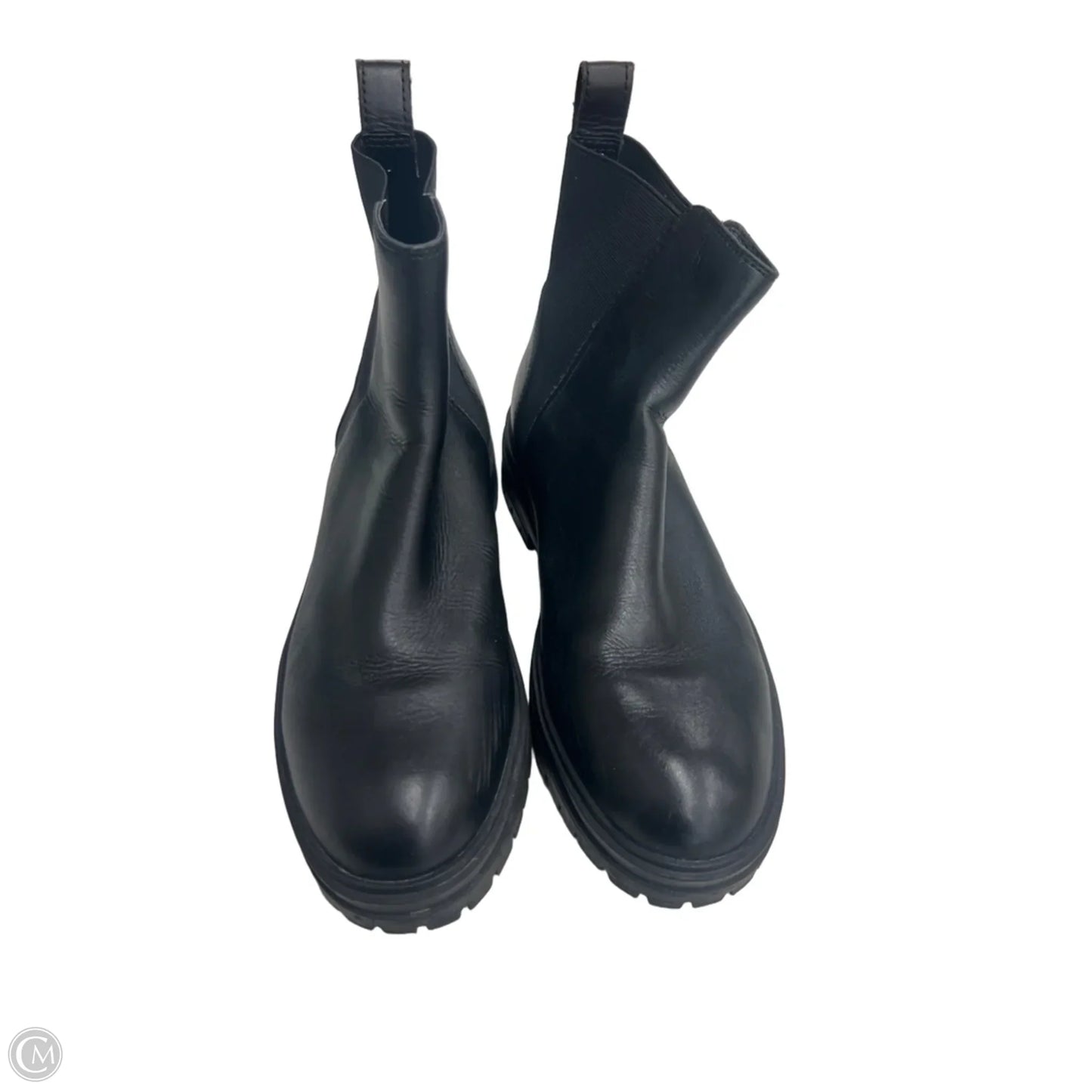 Boots Ankle Flats By Steve Madden In Black, Size: 9