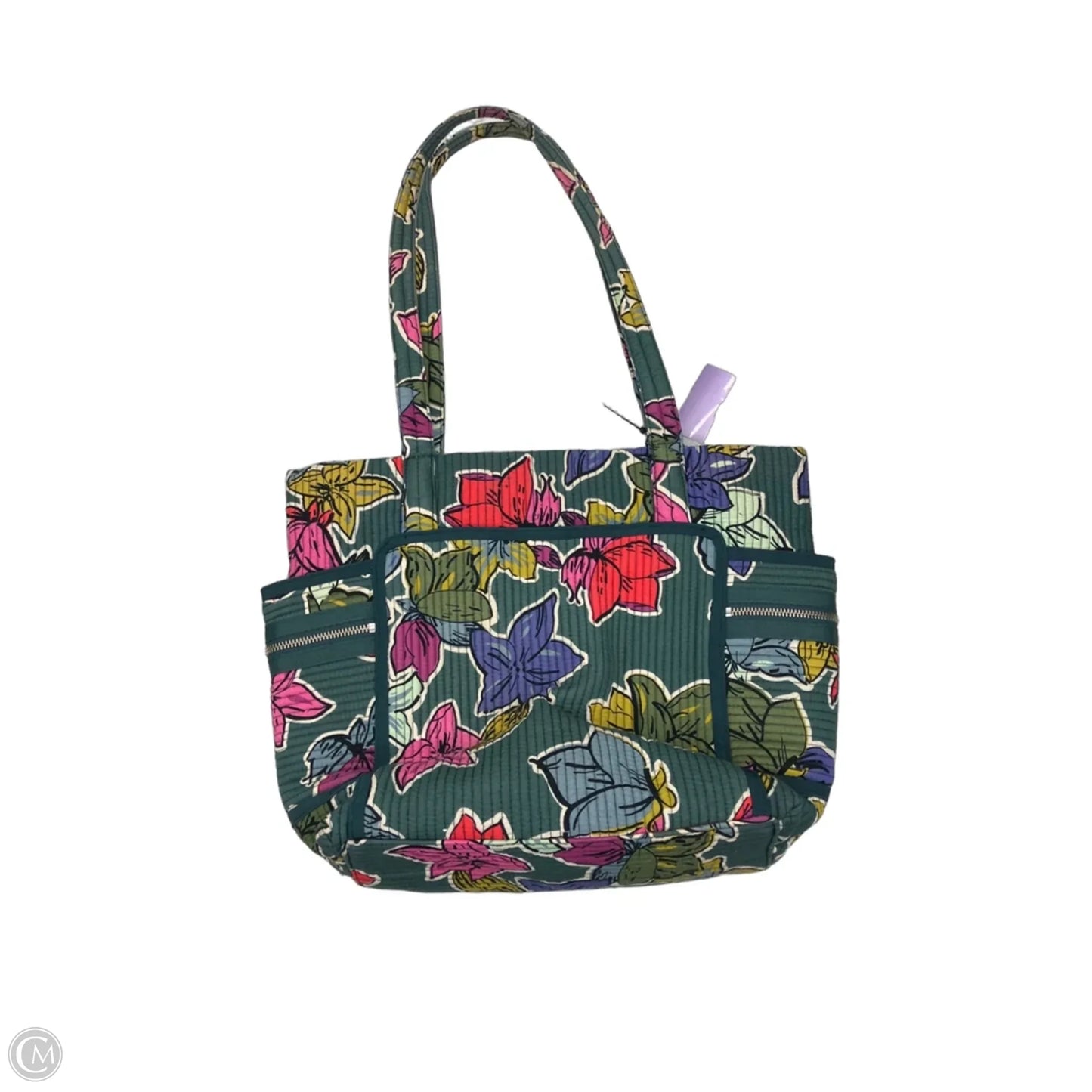 Handbag By Vera Bradley, Size: Large