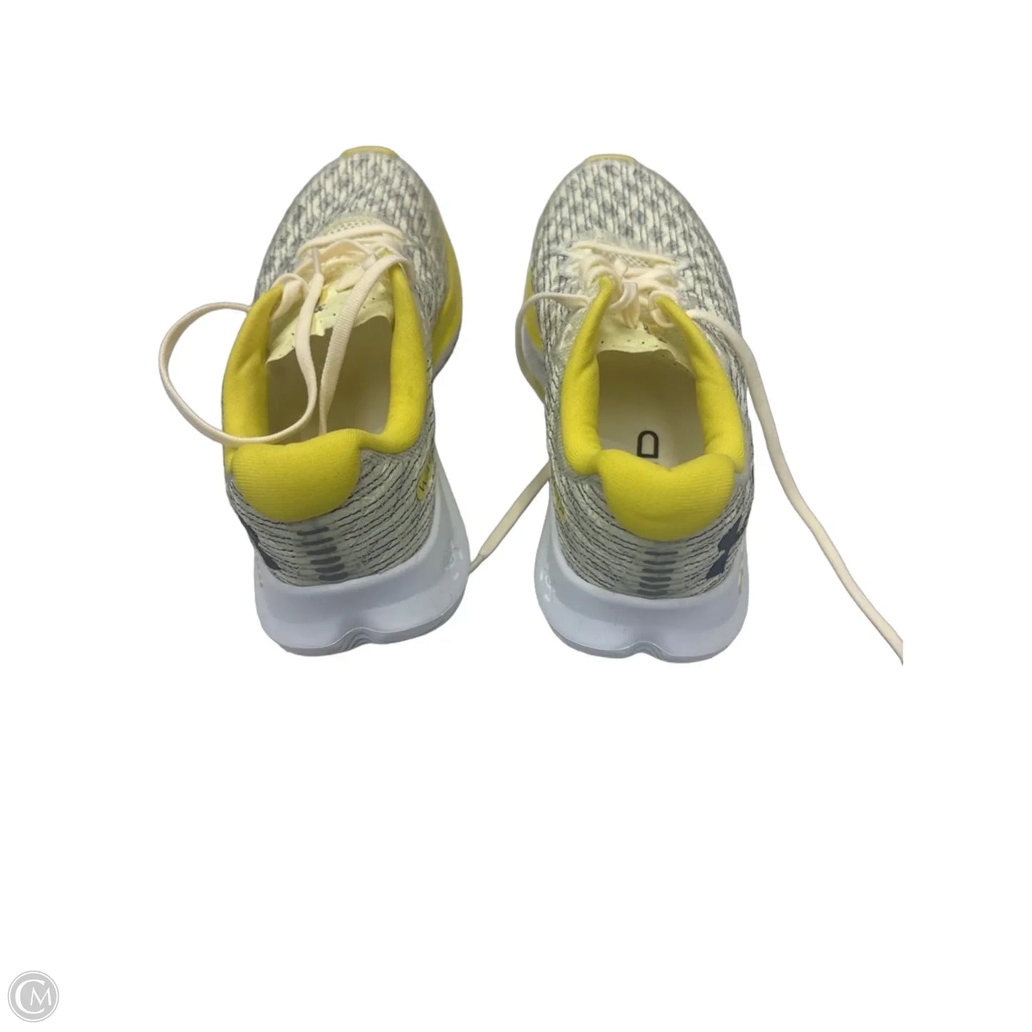 Shoes Athletic By Under Armour In Yellow, Size: 9.5