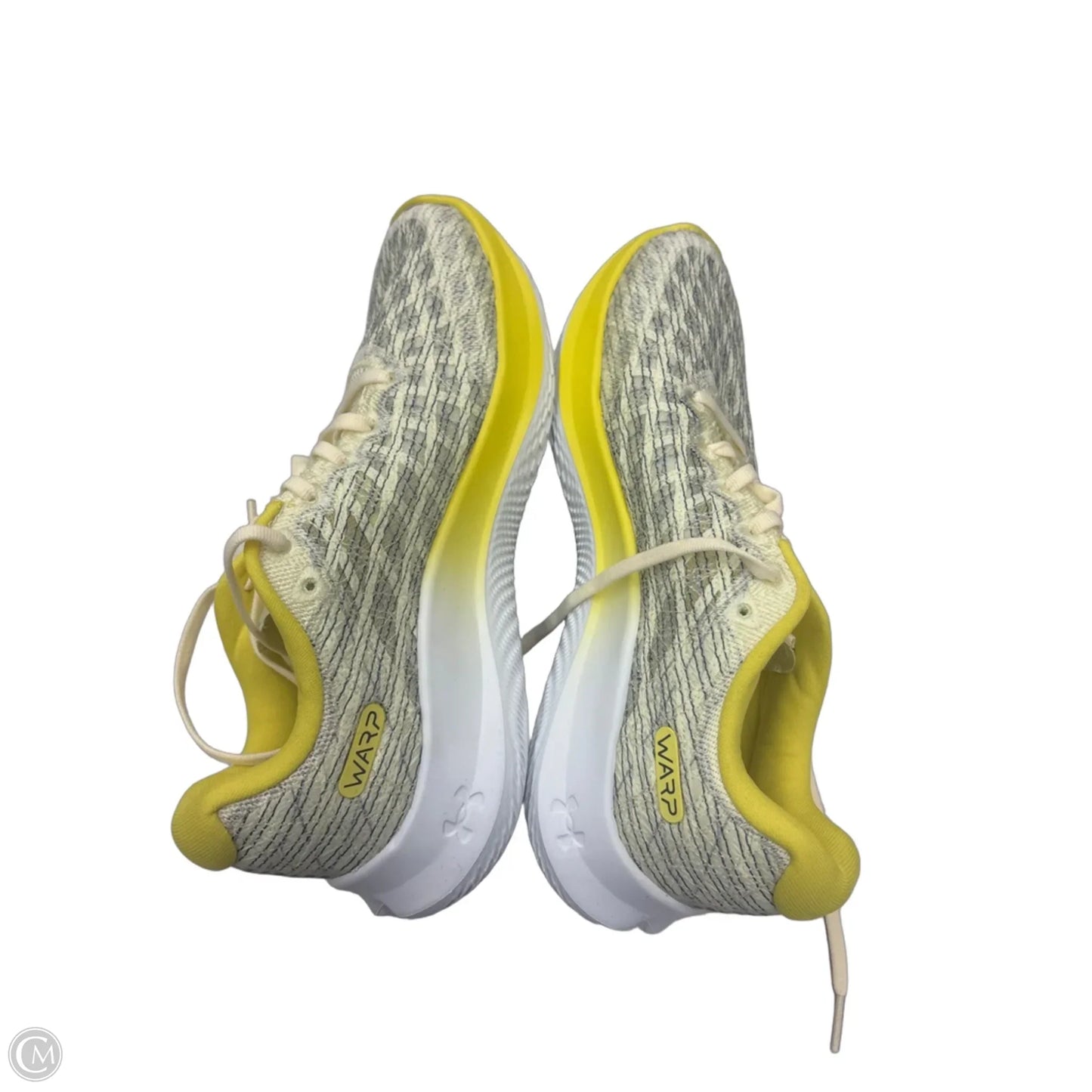 Shoes Athletic By Under Armour In Yellow, Size: 9.5
