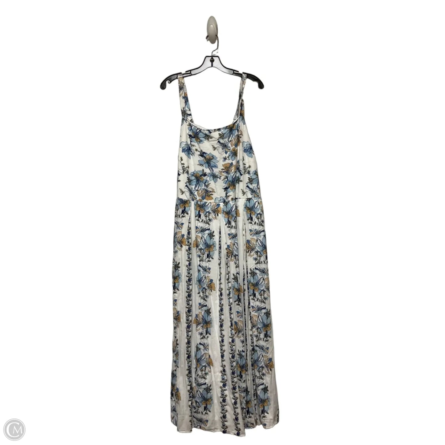 Dress Casual Maxi By Lane Bryant In Blue & White, Size: Xl
