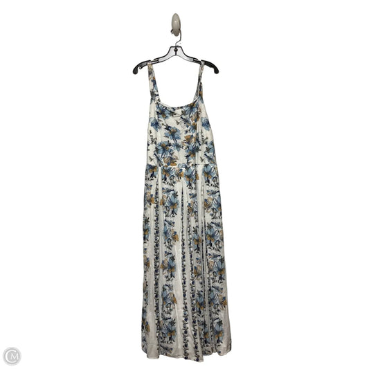 Dress Casual Maxi By Lane Bryant In Blue & White, Size: Xl