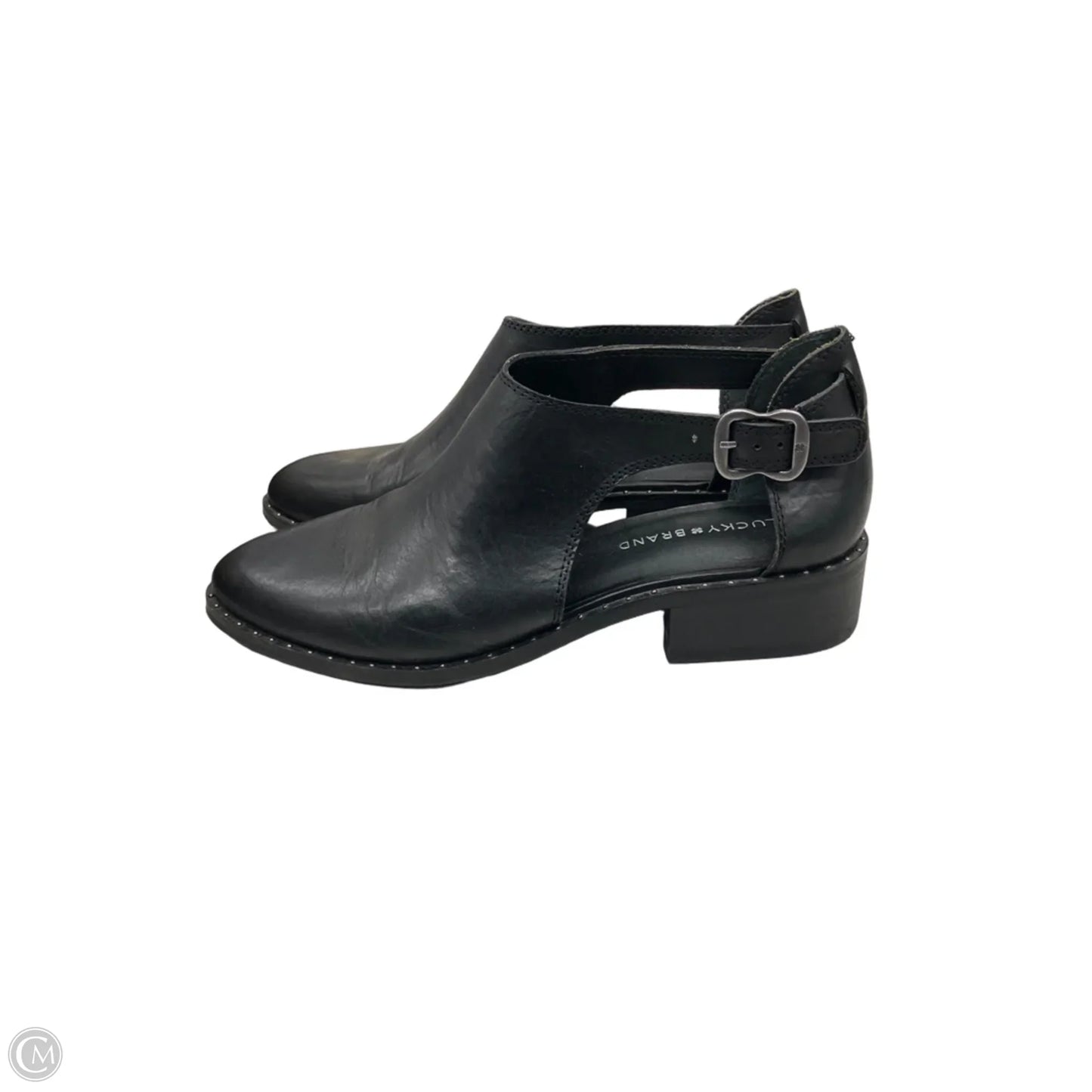 Boots Ankle Flats By Lucky Brand In Black, Size: 10