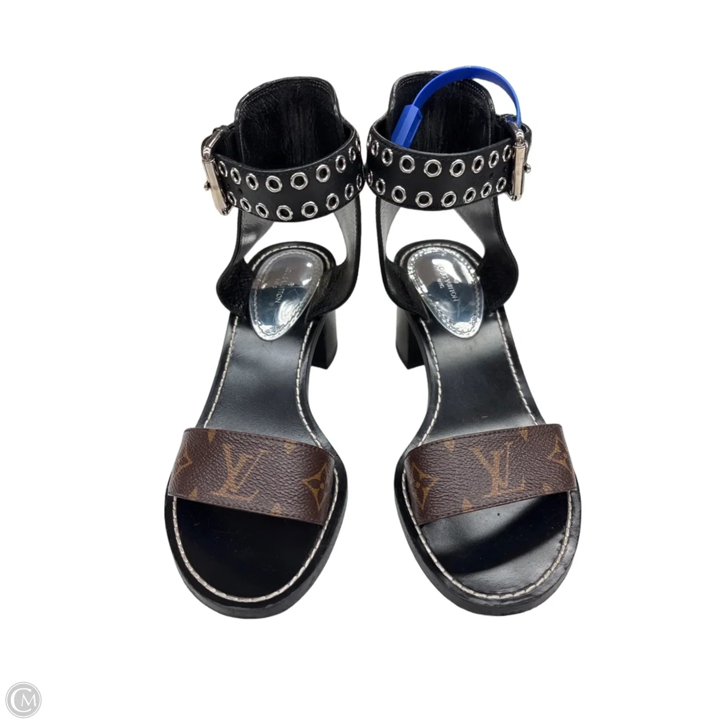 Shoes Luxury Designer By Louis Vuitton In Black & Brown, Size: 7