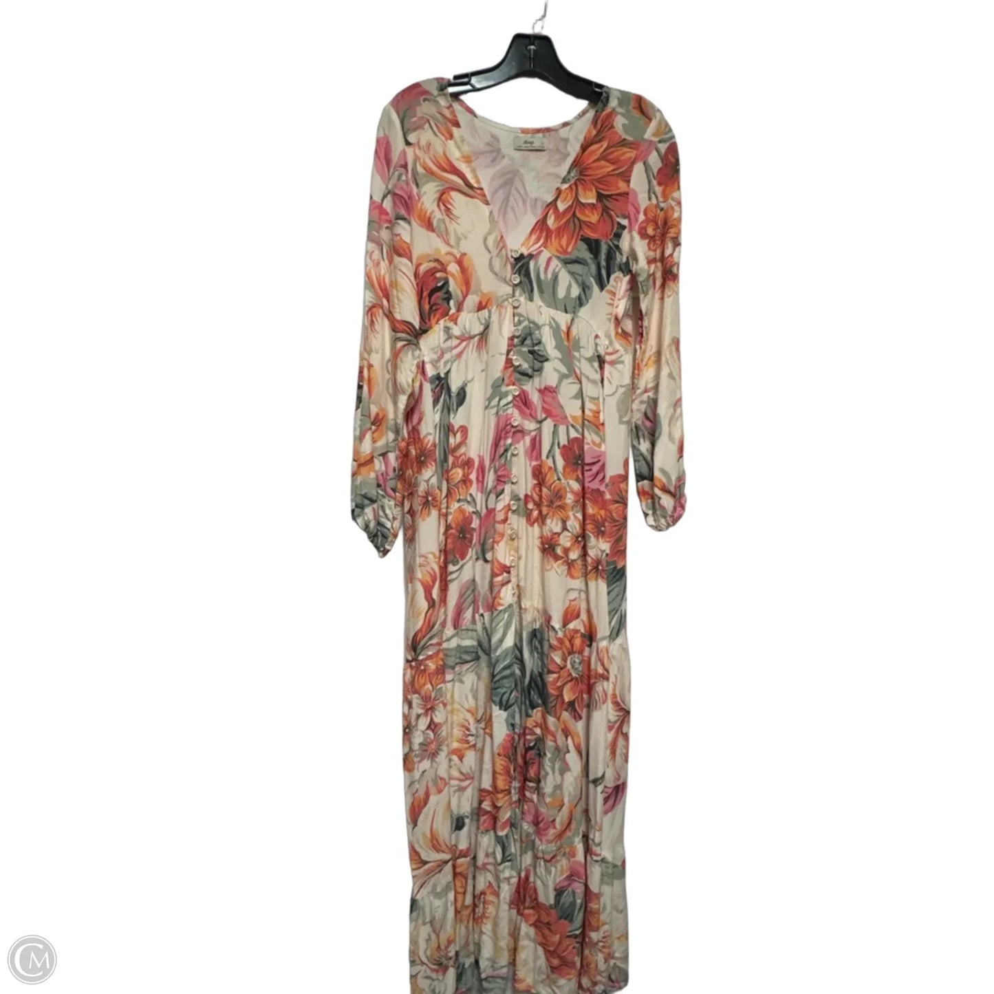 Dress Casual Maxi By Maaji In Floral Print, Size: S