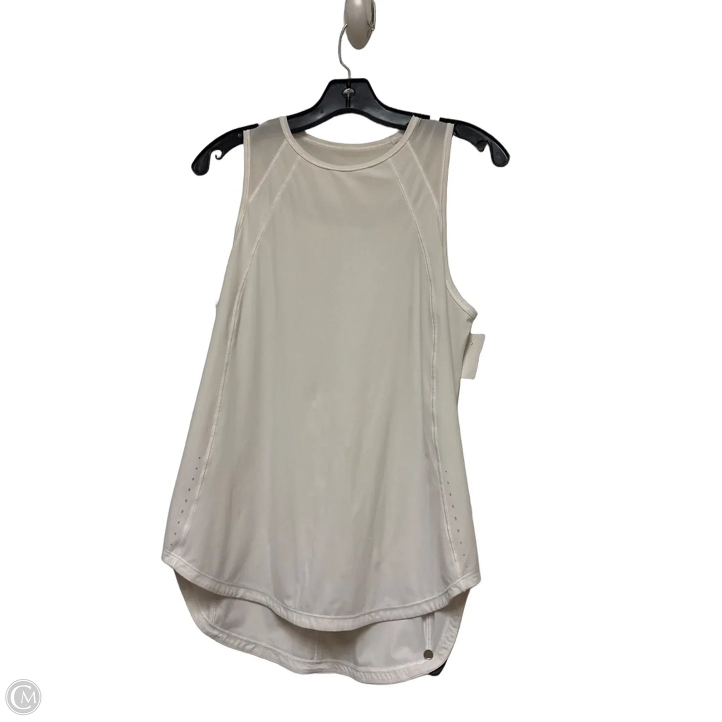 Athletic Tank Top By Lululemon In White, Size: S