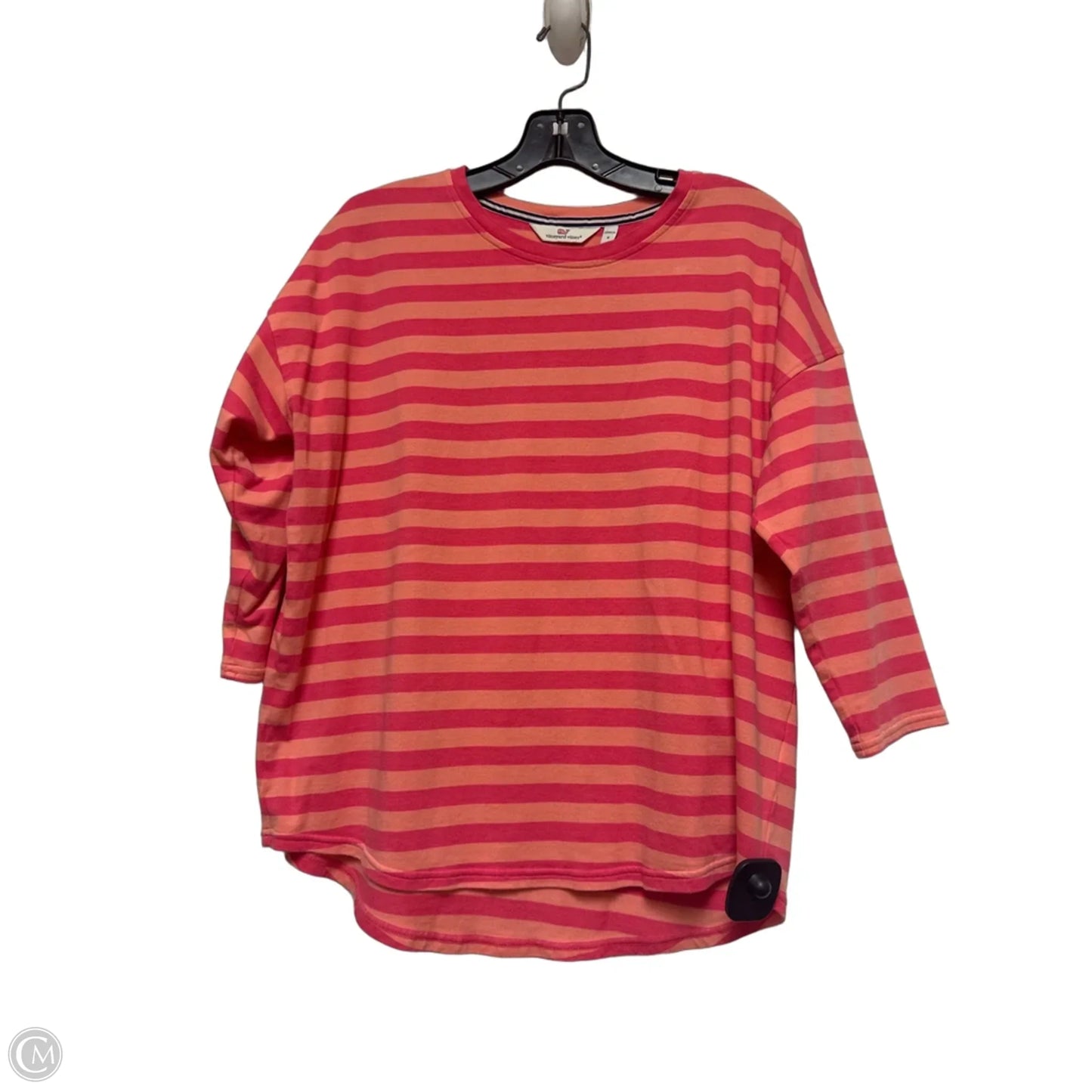 Top Long Sleeve Basic By Vineyard Vines In Striped Pattern, Size: S