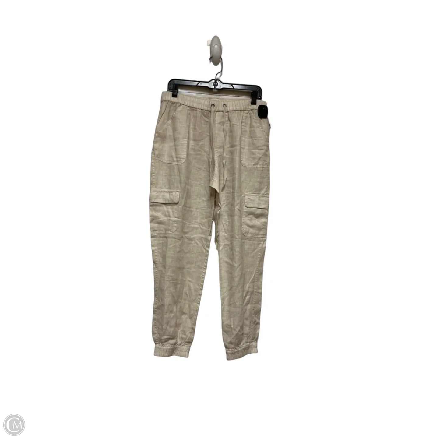 Pants Linen By Nicole Miller In Tan, Size: 12