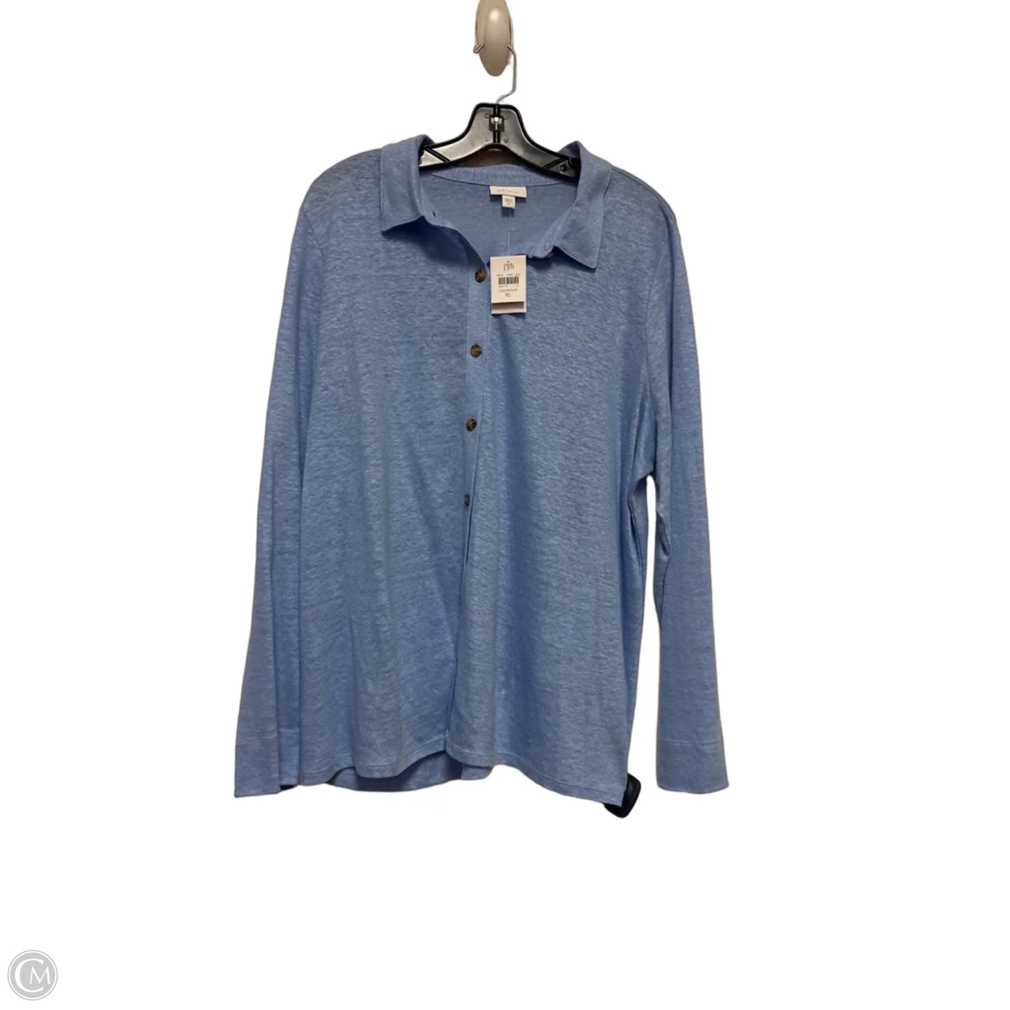 Top Long Sleeve By J. Jill In Blue, Size: Xl